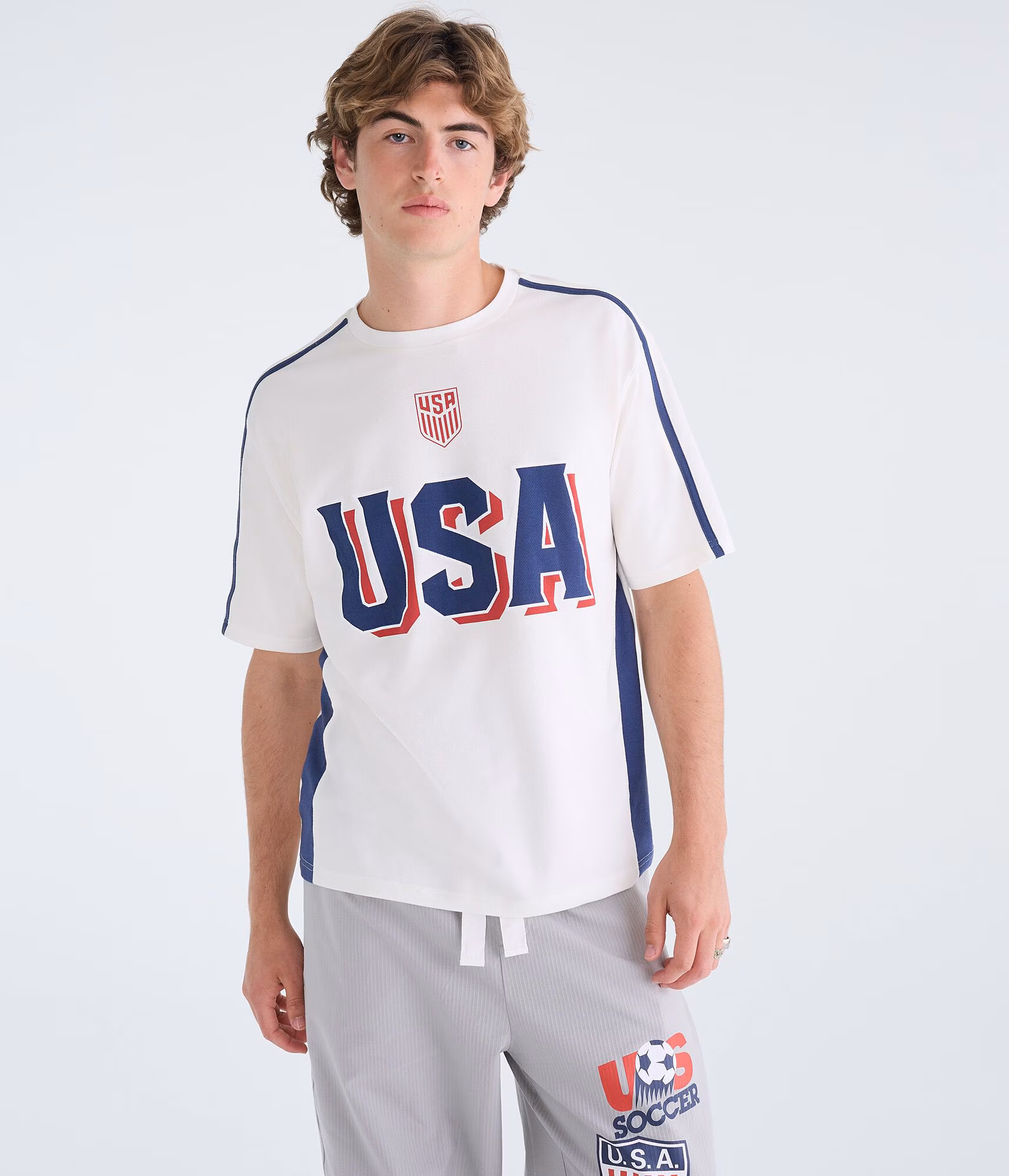 US Soccer Crew Jersey white