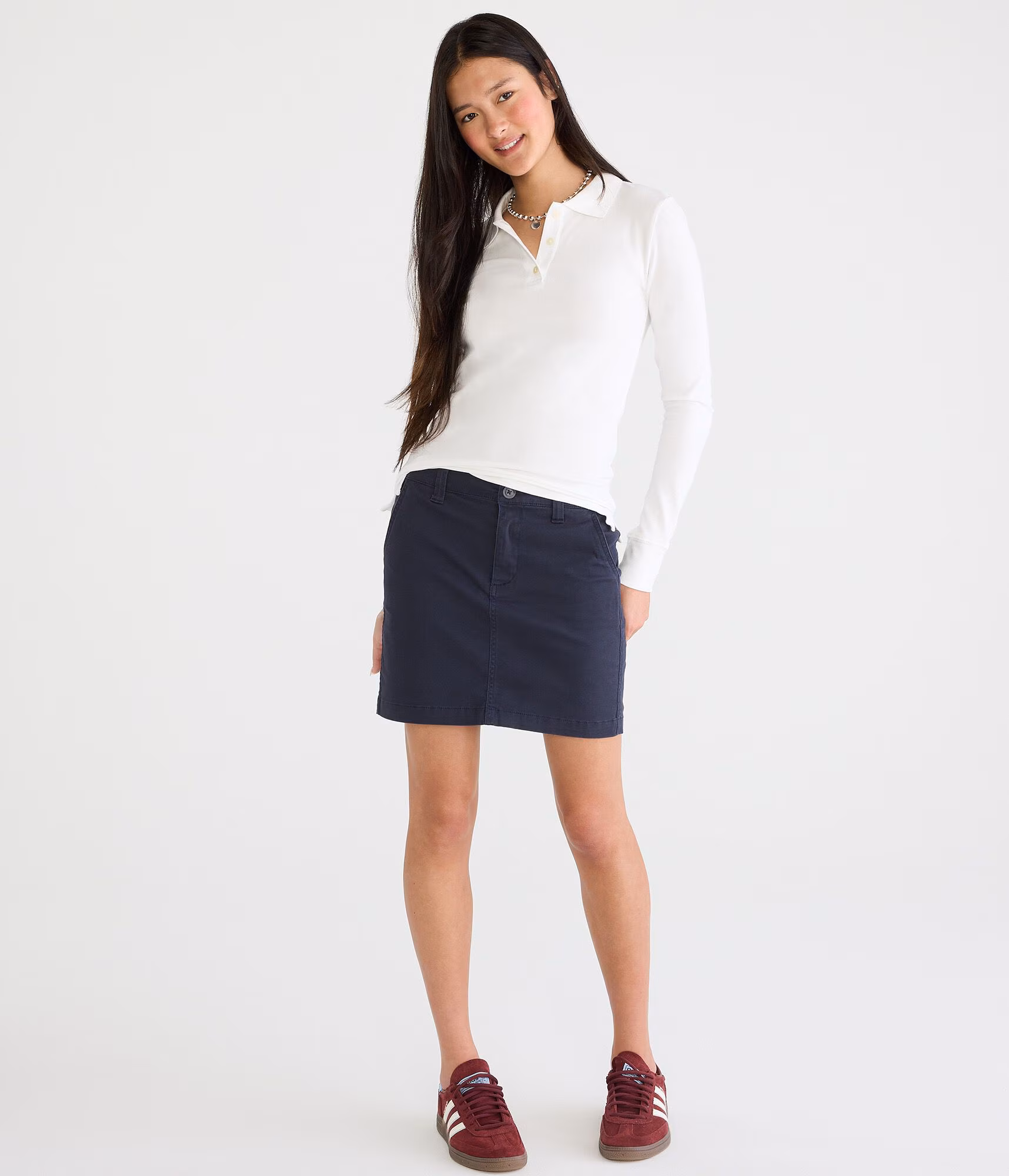 Classic 16" Uniform Skirt navy prep