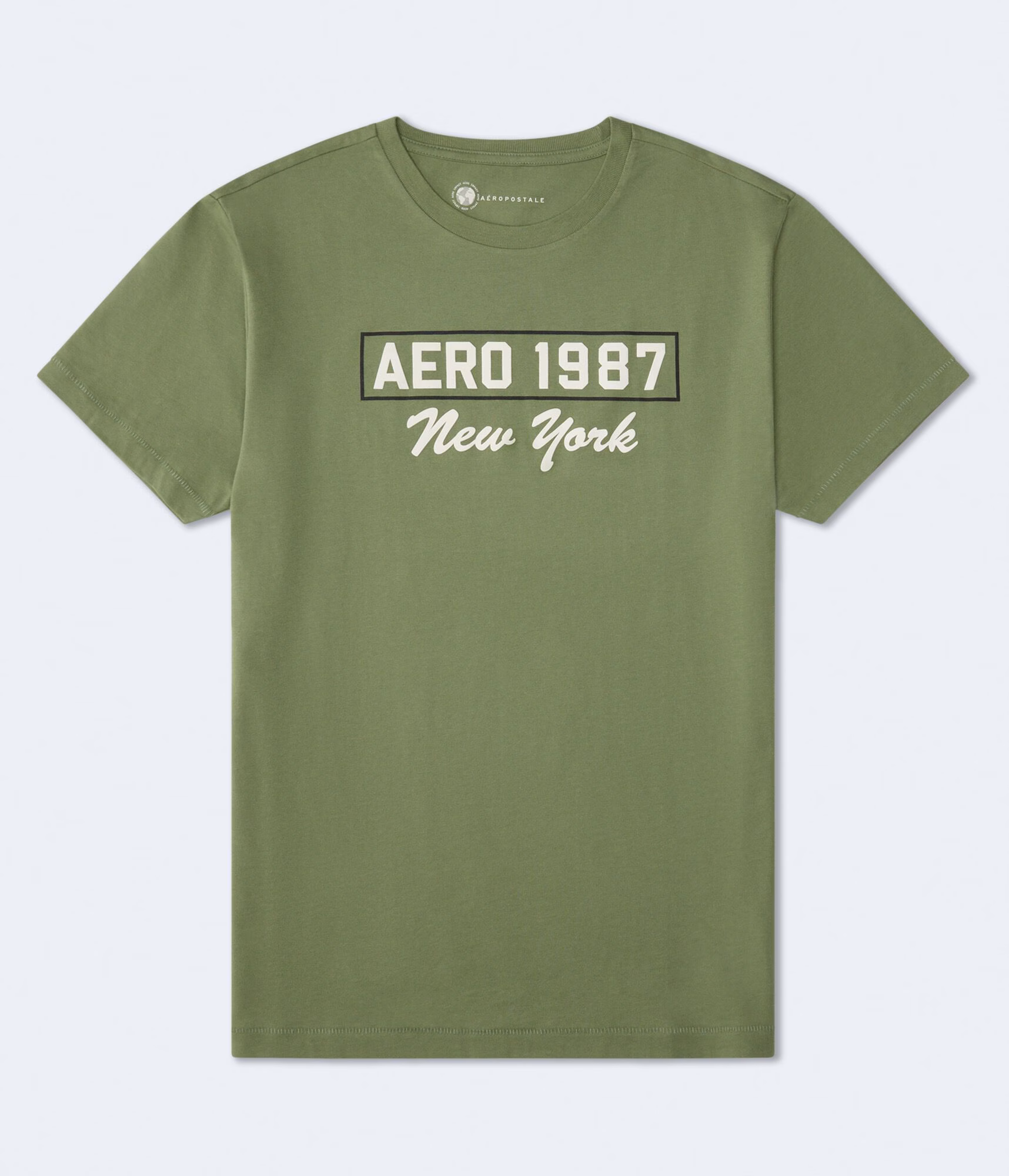 Aero 1987 Box Graphic Tee eucalyptus