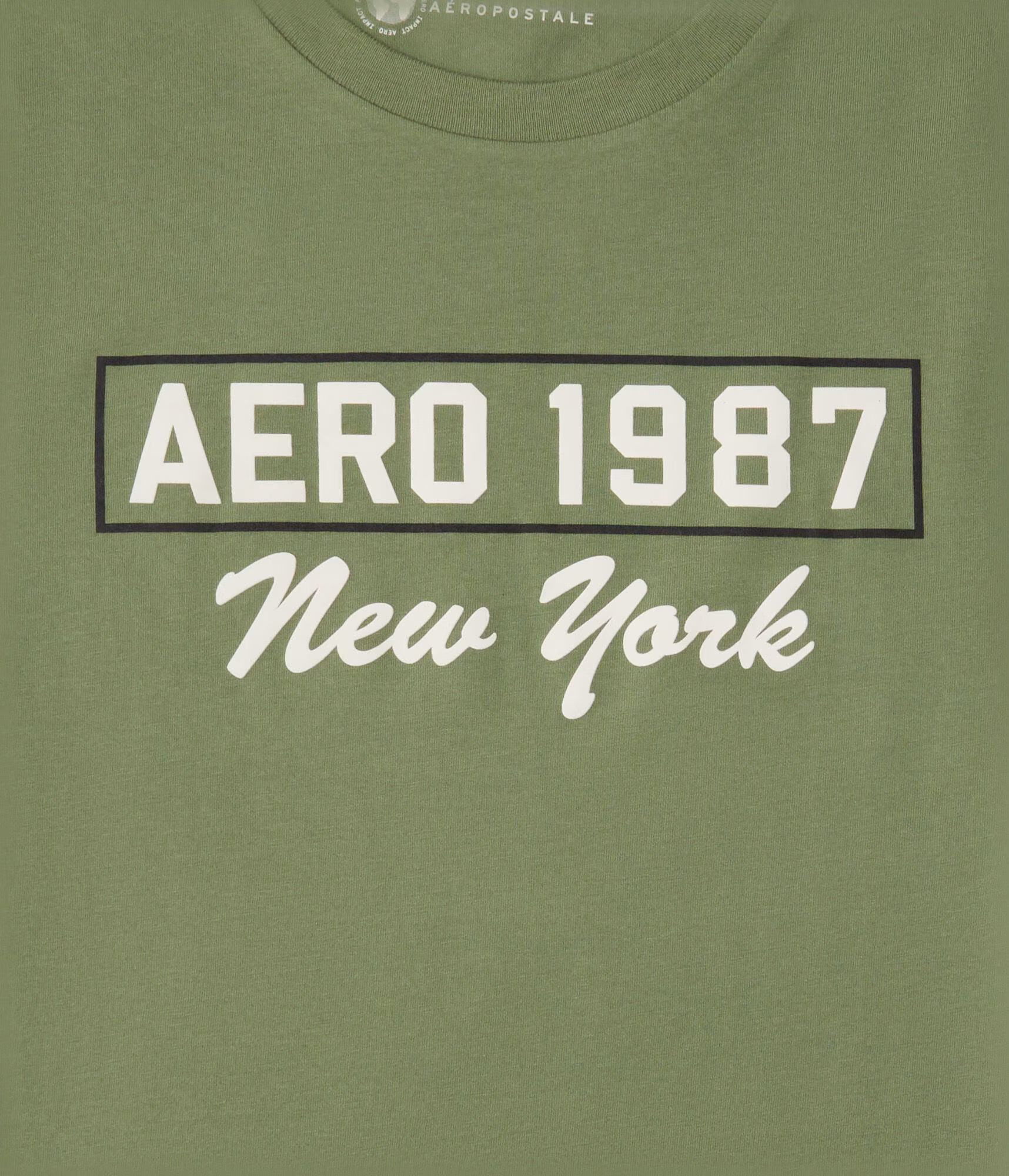 Aero 1987 Box Graphic Tee eucalyptus
