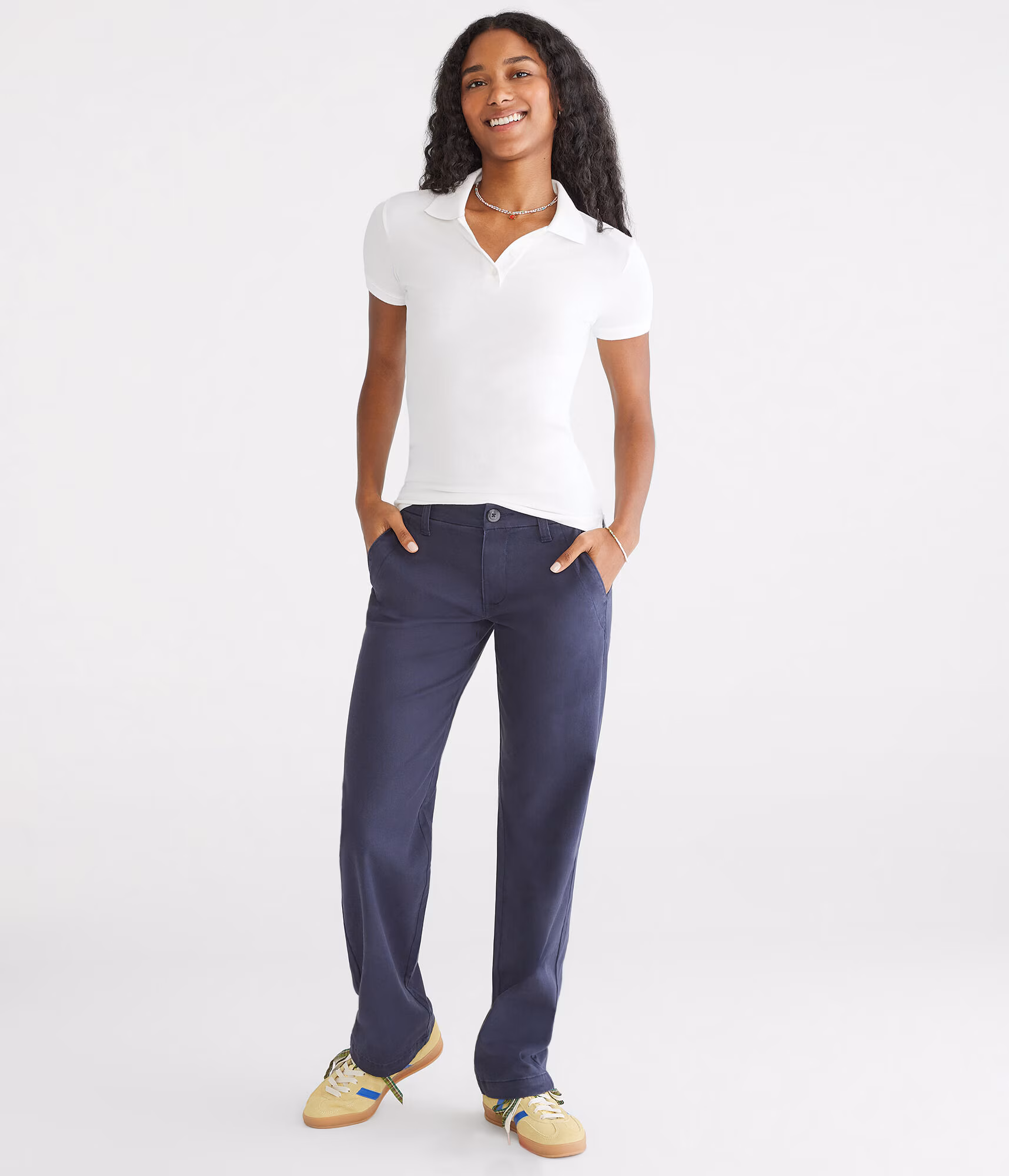 Baggy Chino Pant navy prep