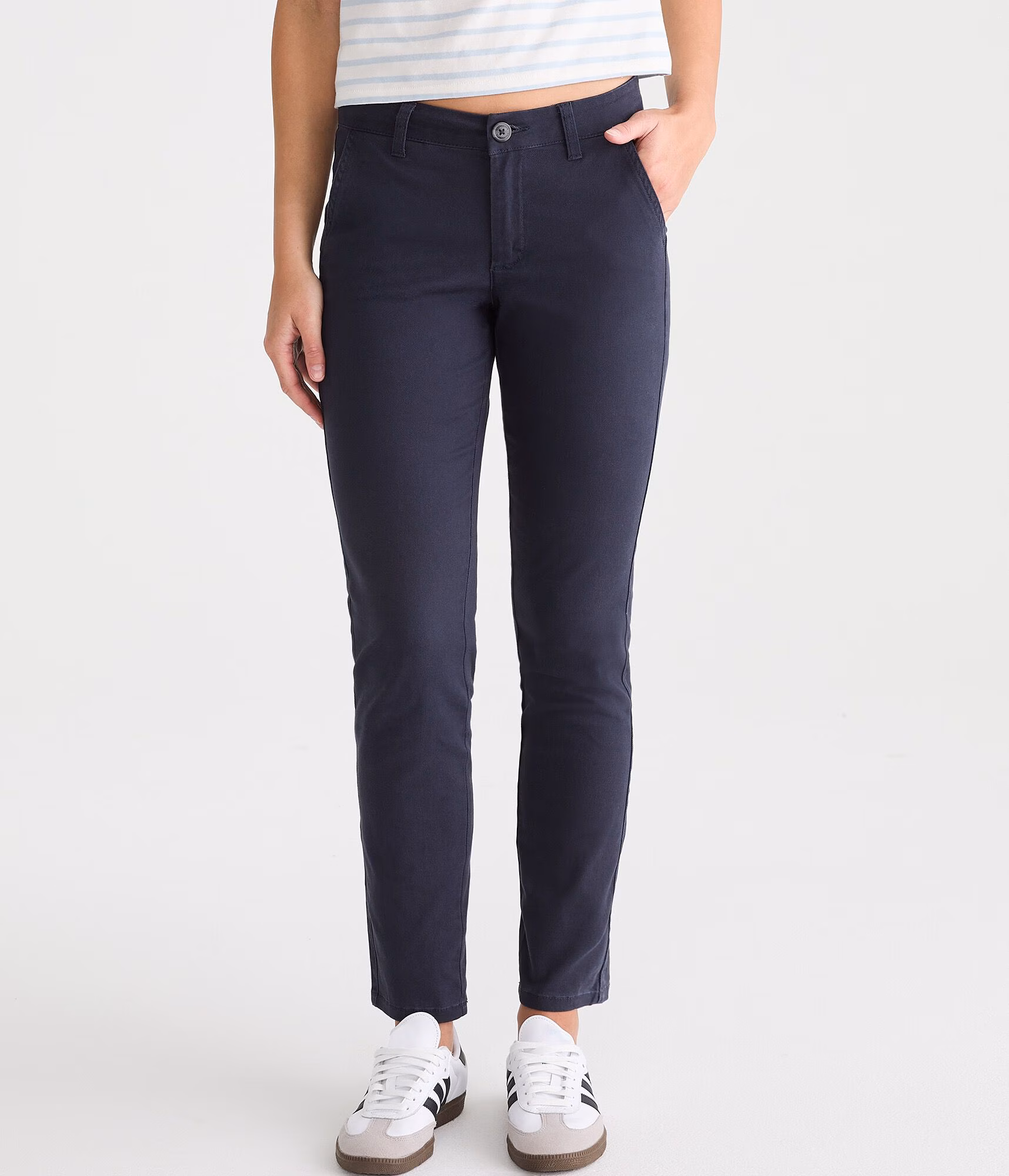 Skinny Uniform Pants navy prep