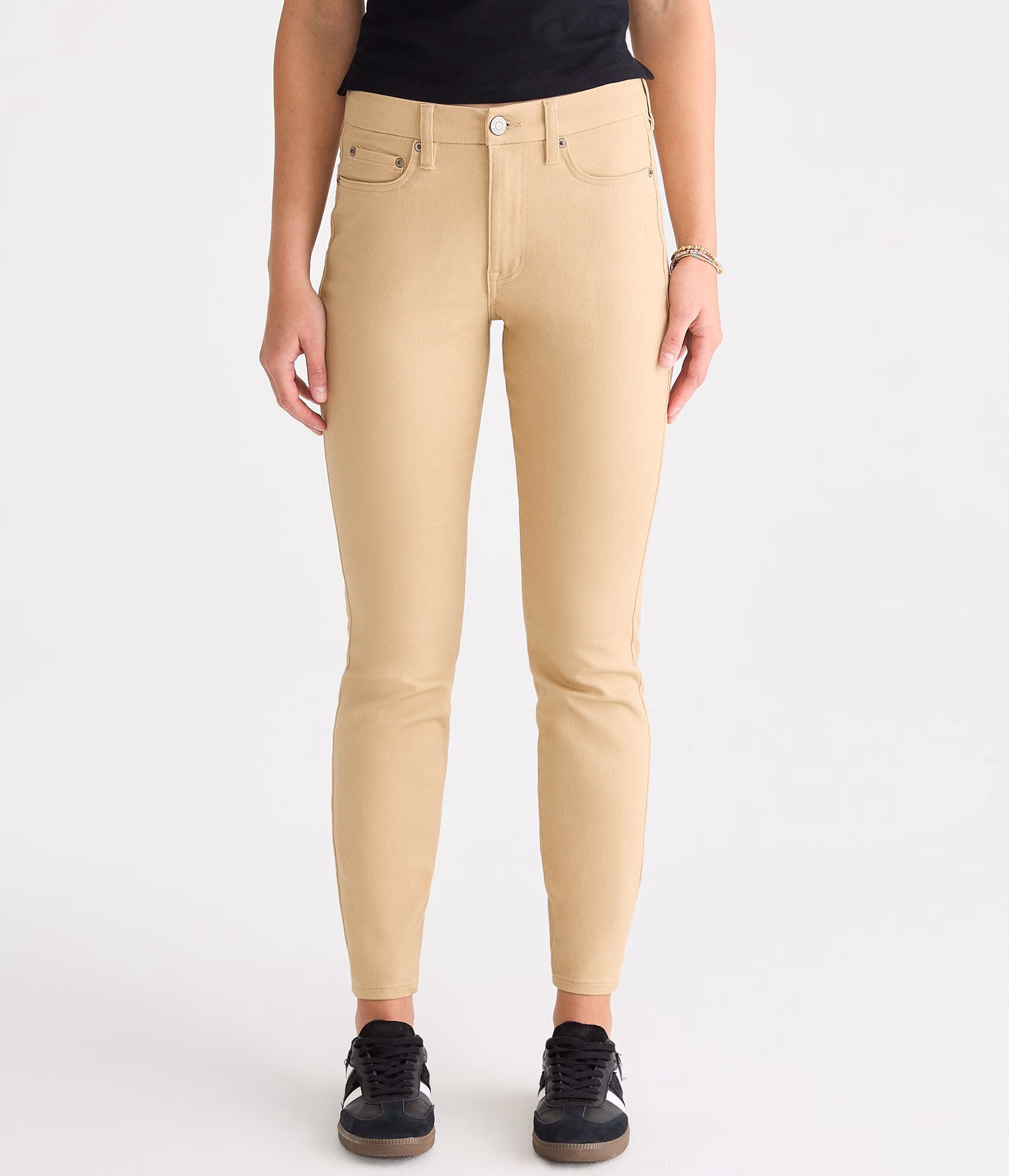 Curvy Seriously Stretchy High-Rise Uniform Jegging summer tan