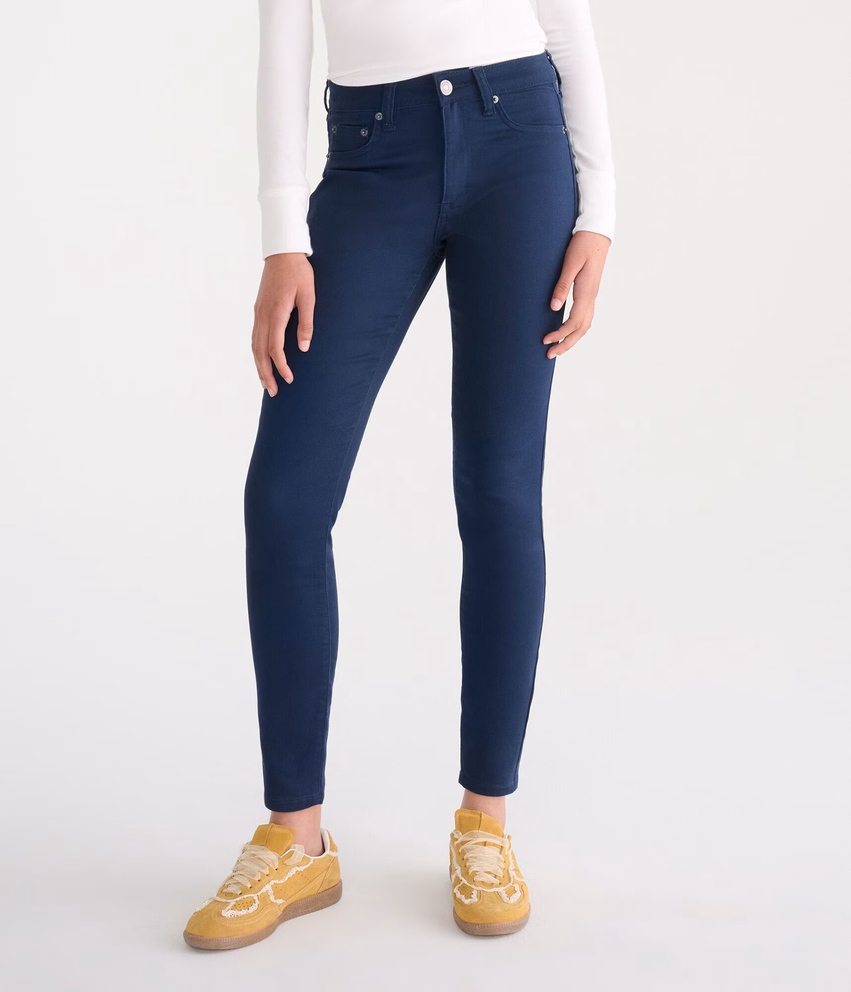Seriously Stretchy High-Rise Uniform Jegging navy prep