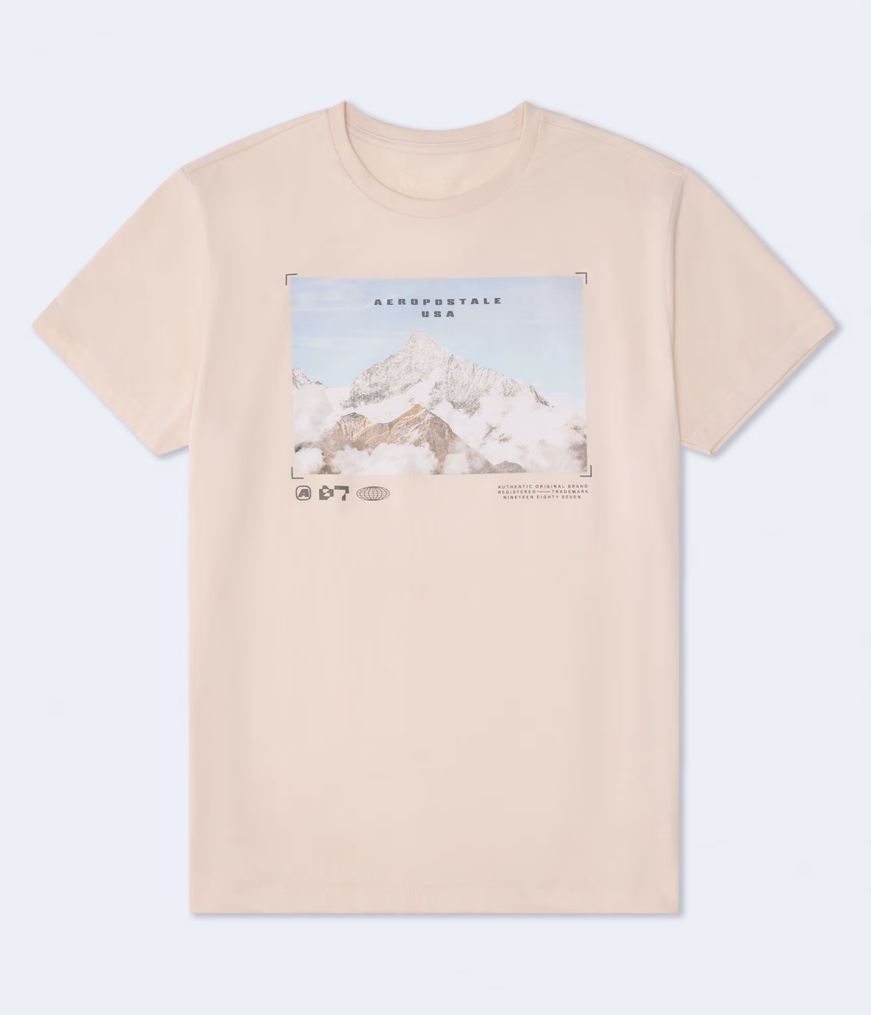 Aero Mountain Peak Graphic Tee pink magnolia