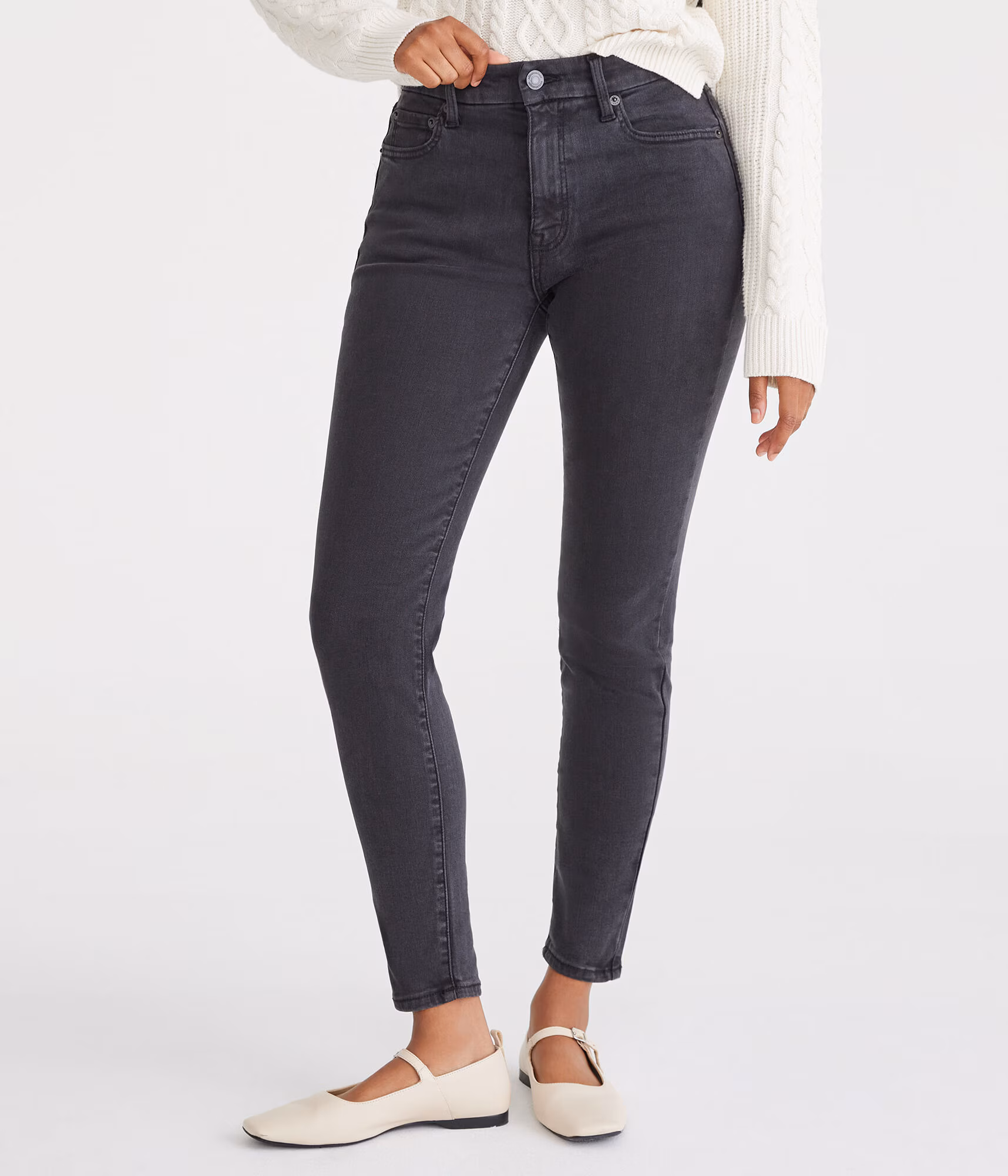 Curvy Premium High-Rise Jegging With LYCRA® FREEF!T® Technology washed black