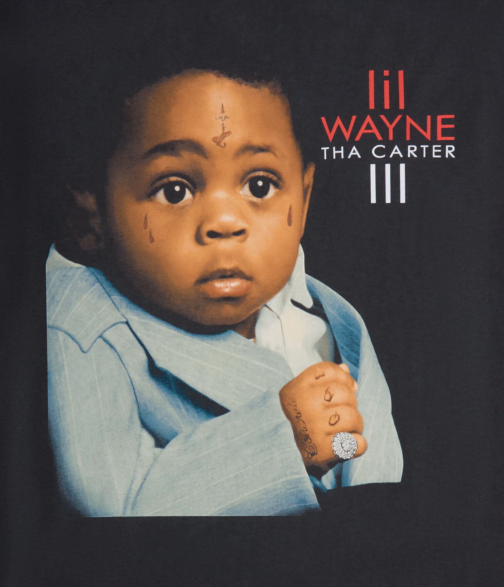 Lil Wayne Tha Carter III Relaxed Graphic Tee black