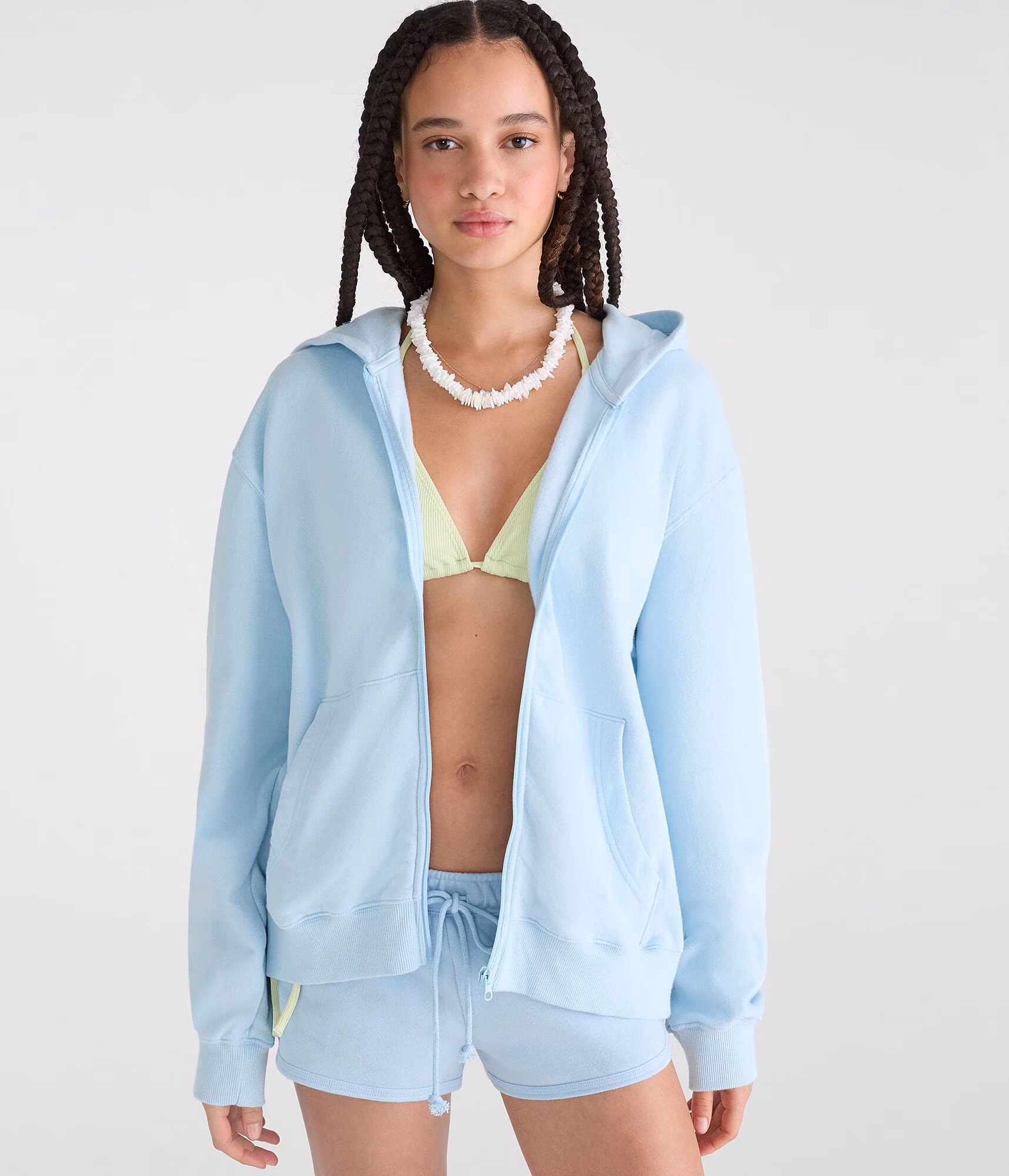 Cloud Soft Oversized Full-Zip Hoodie