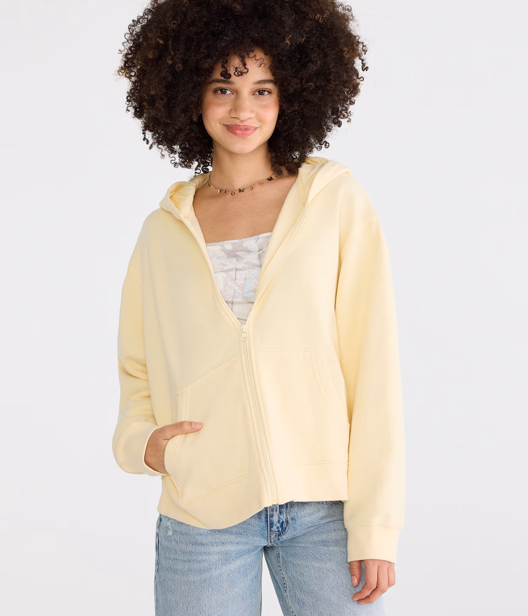 Cloud Soft Oversized Full-Zip Hoodie