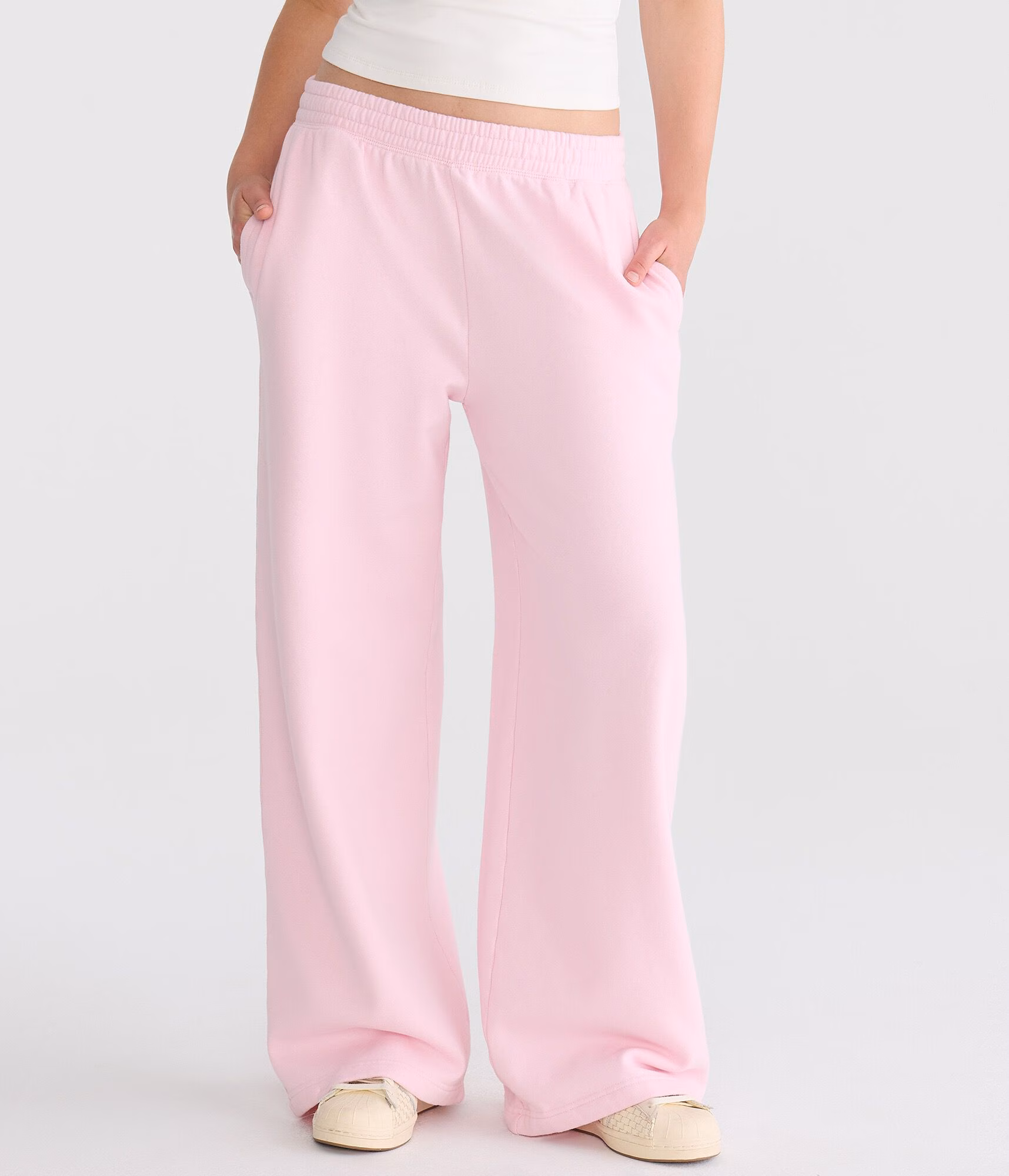 Cloud Soft Mid-Rise Wide Leg Sweatpants