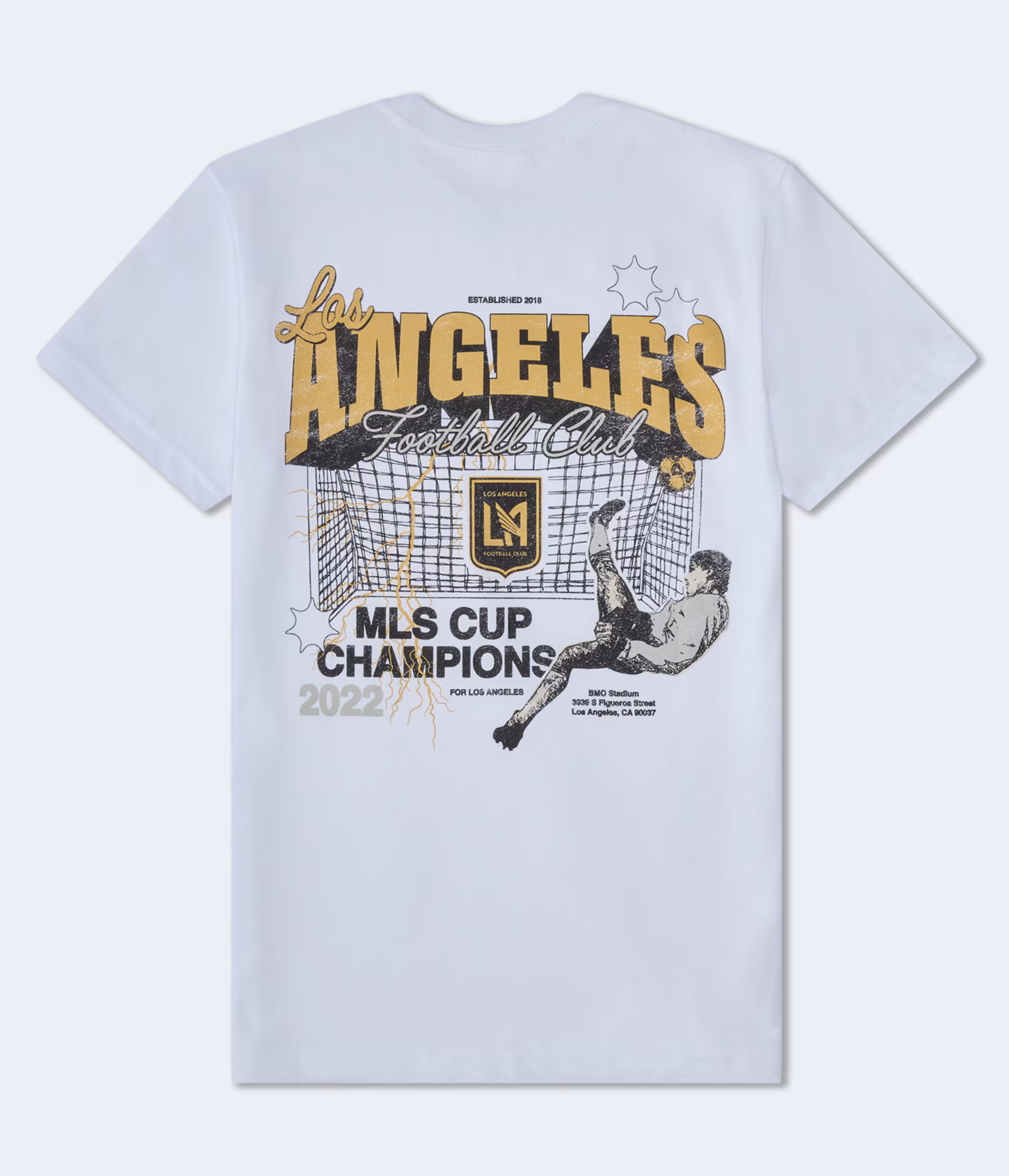 Los Angeles Football Club Relaxed Graphic Tee white