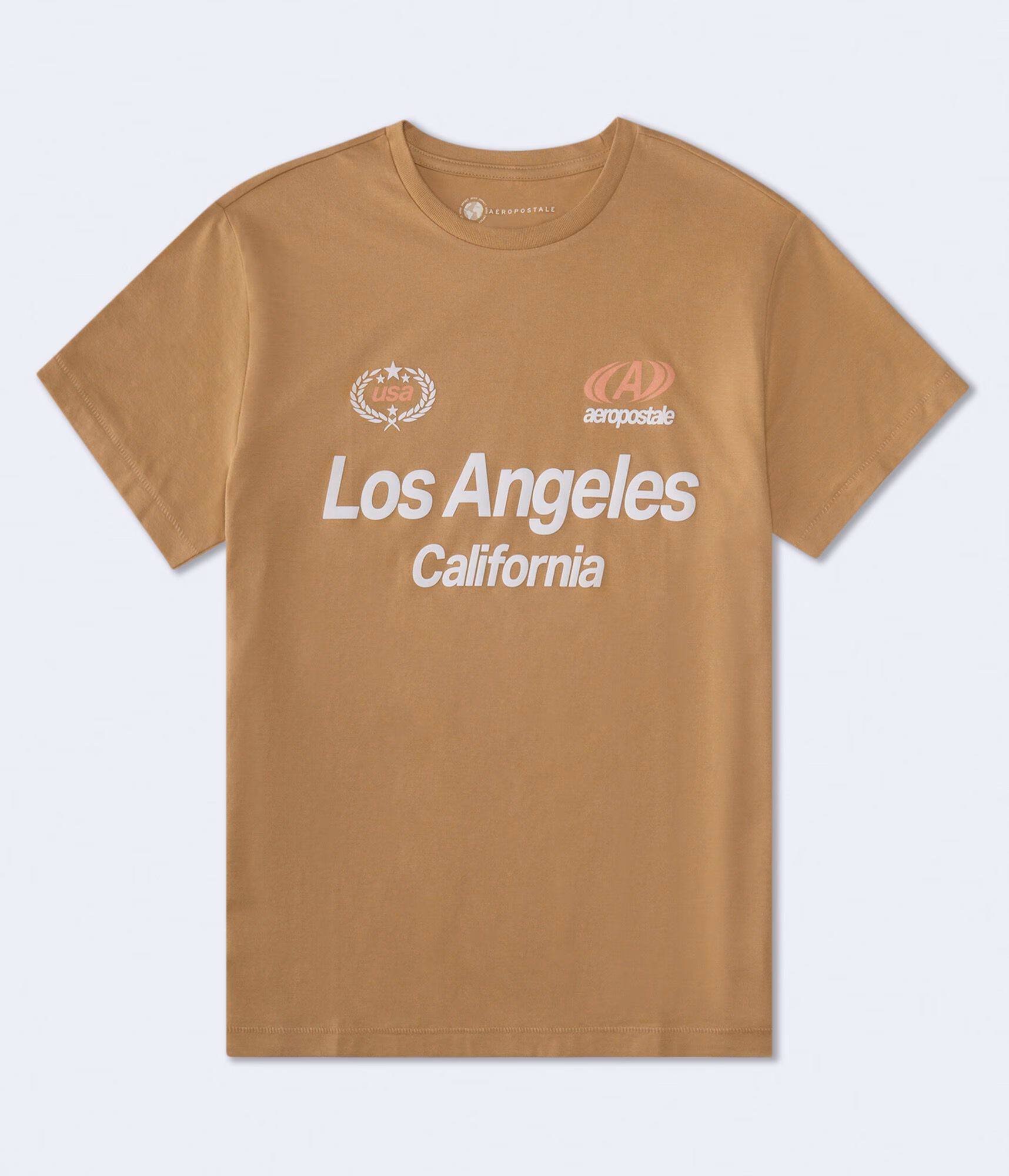 Aero Los Angeles Graphic Tee tan