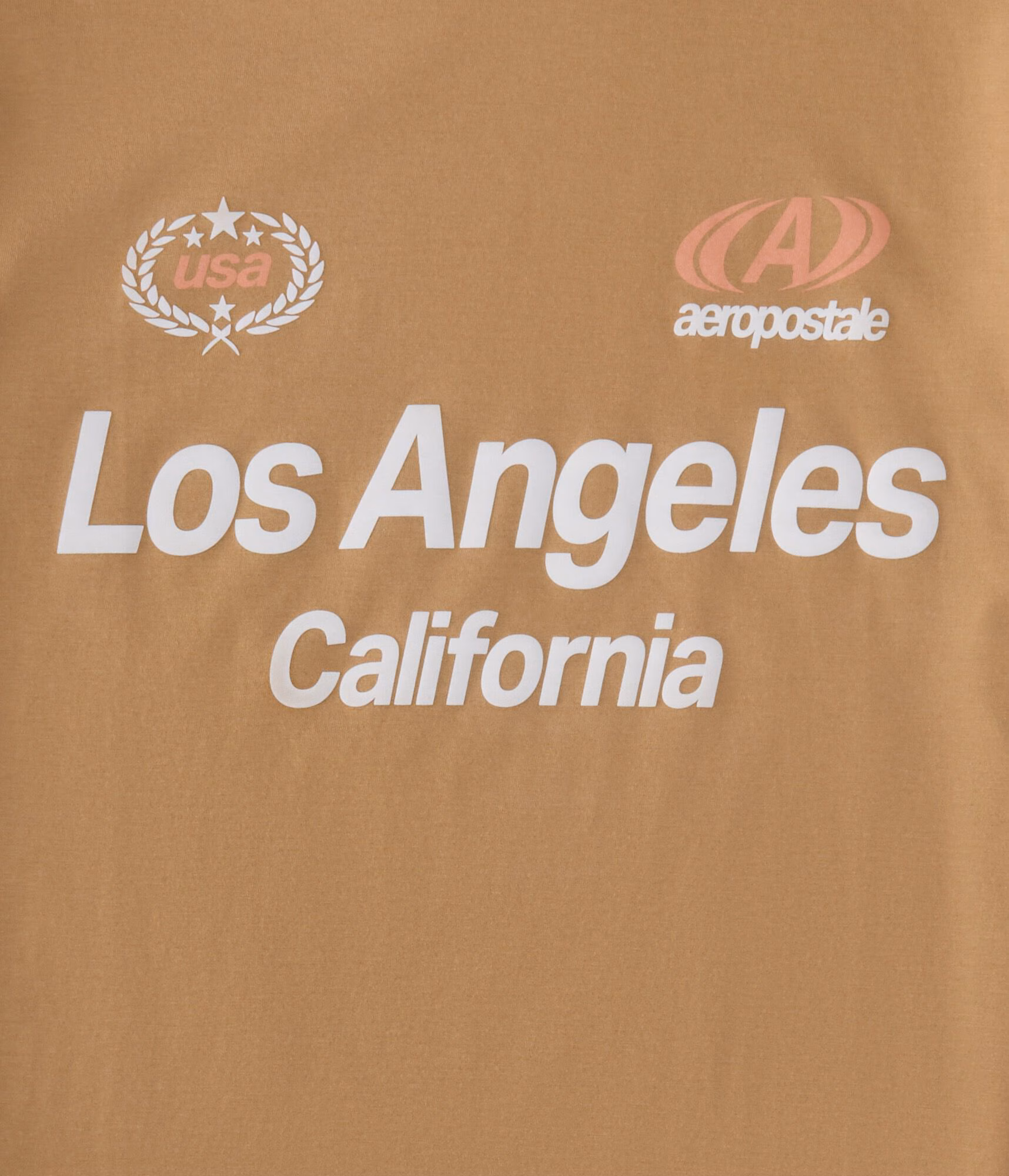 Aero Los Angeles Graphic Tee tan