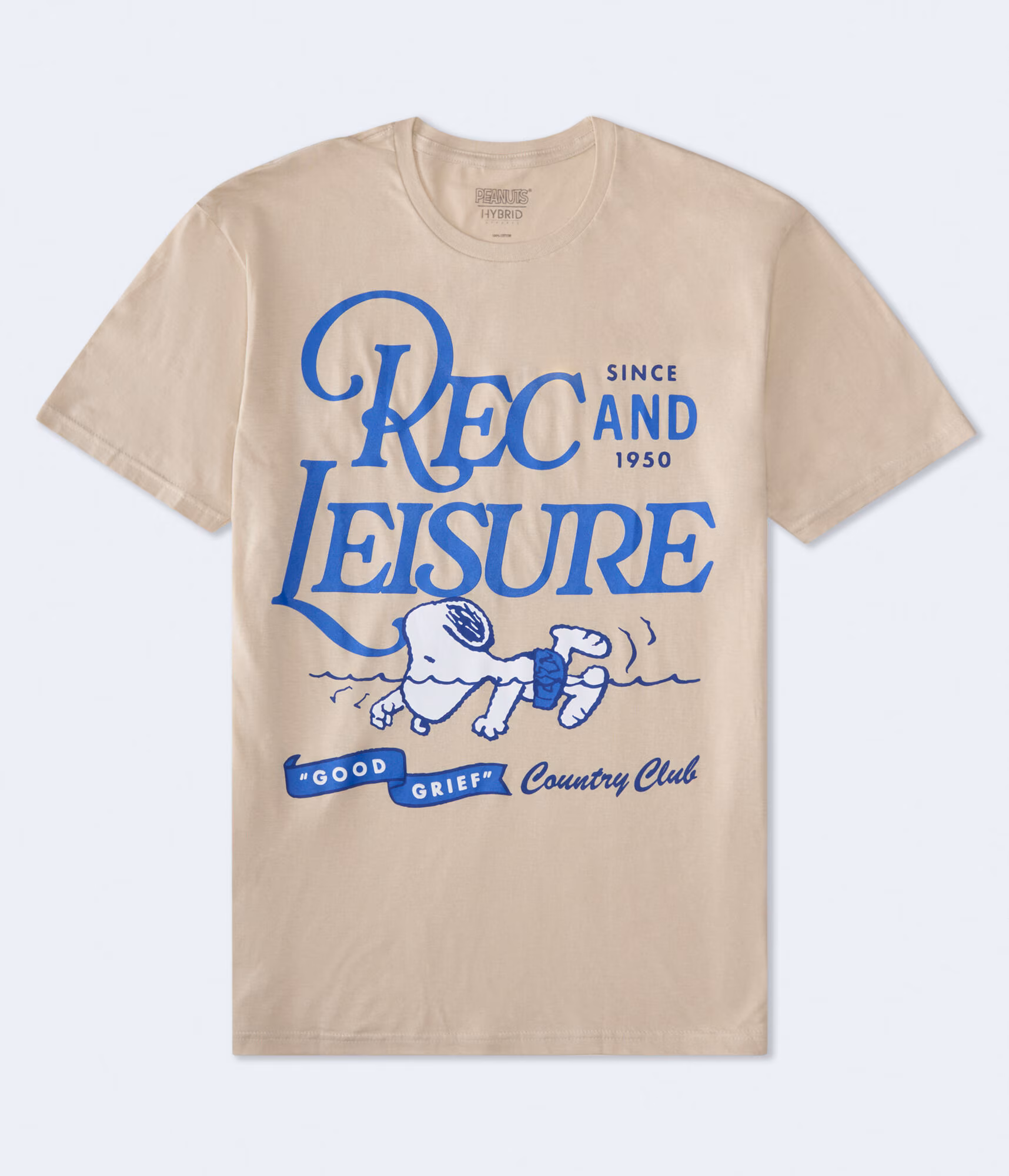 Snoopy Rec & Leisure Relaxed Graphic Tee beige