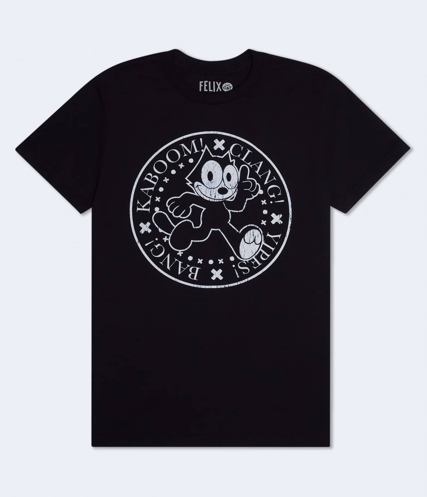 Felix The Cat Relaxed Graphic Tee black