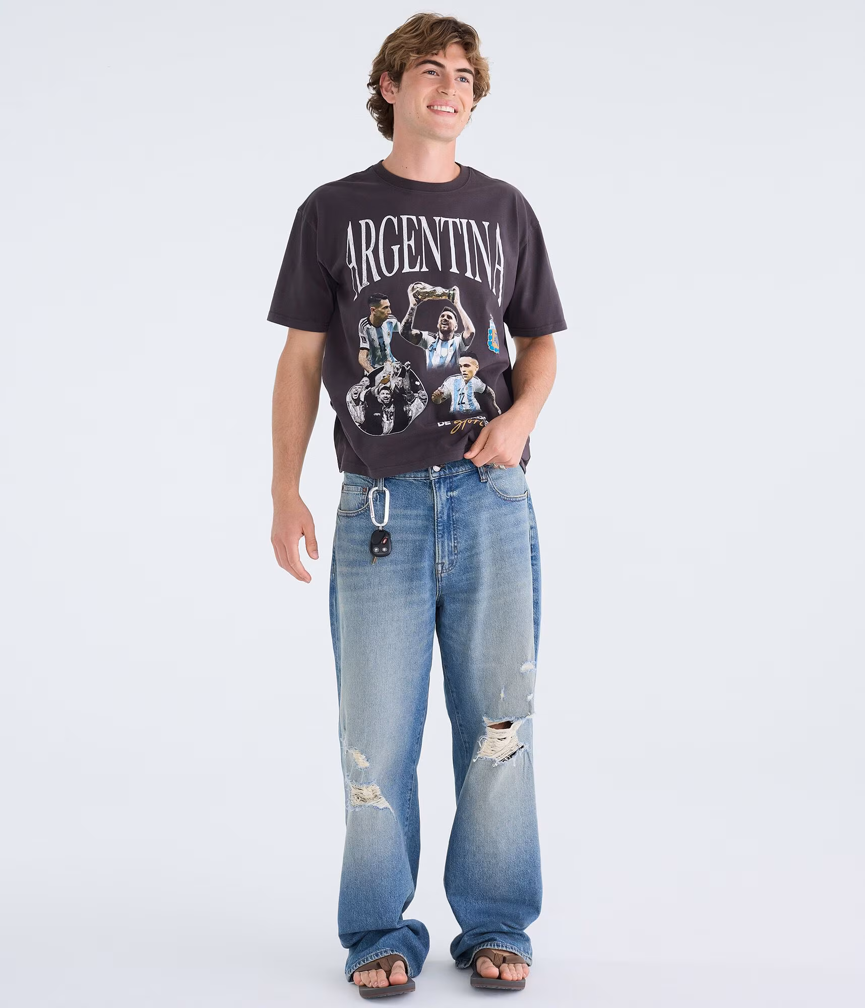 Argentina Coronados De Gloria Relaxed Graphic Tee black