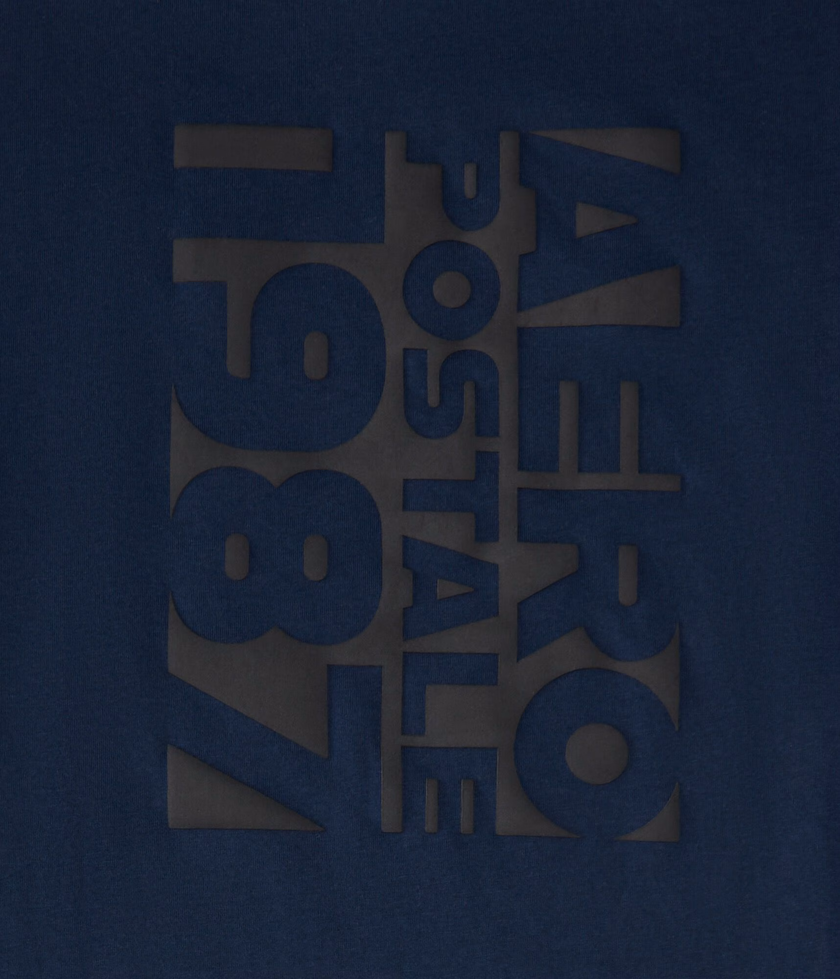 Aero Sideways Box Logo Graphic Tee cadet navy