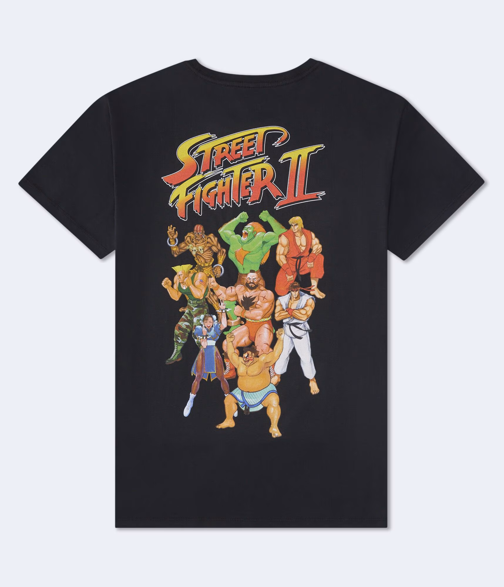 Street Fighter II Relaxed Graphic Tee black