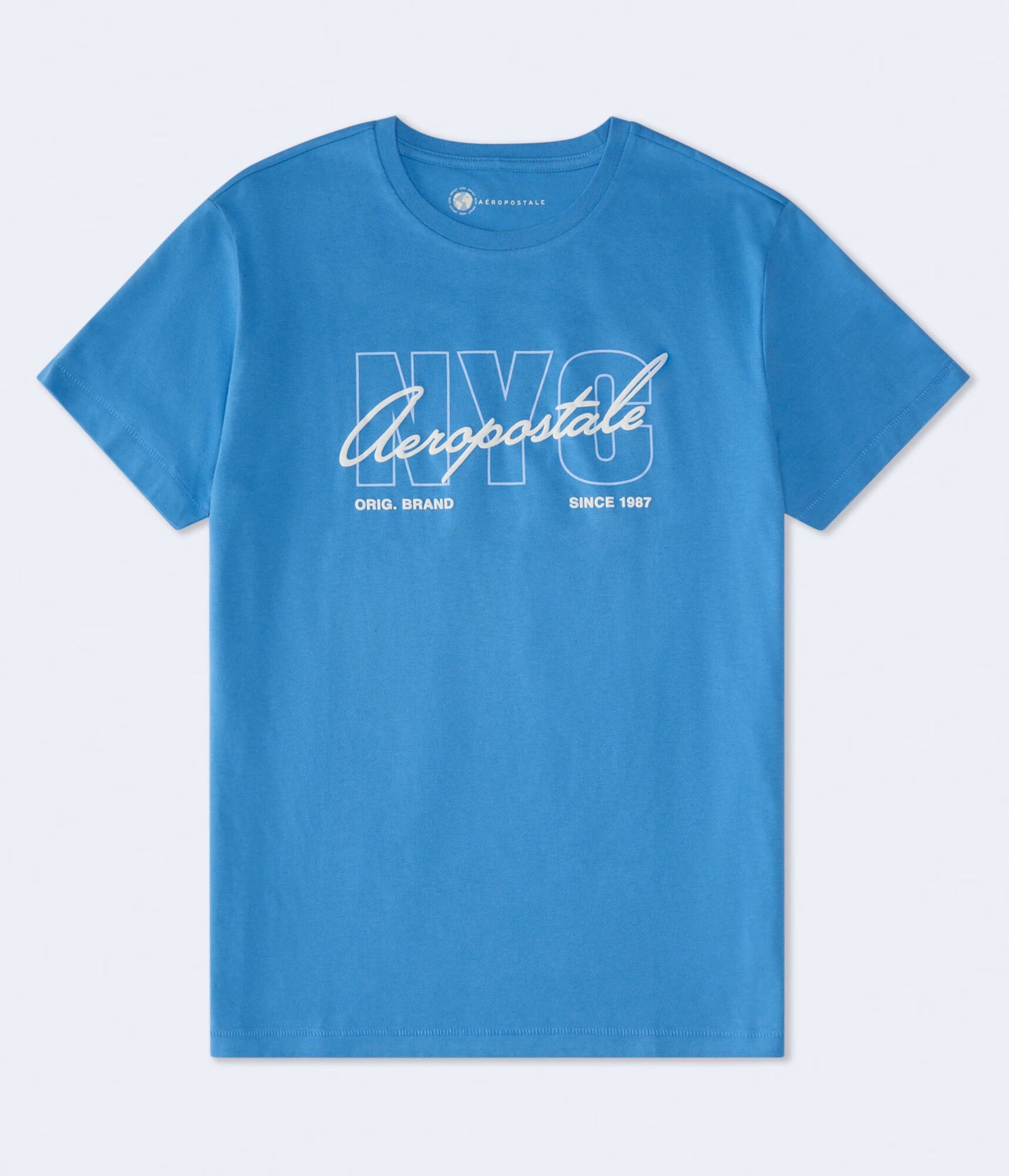 Aeropostale NYC Graphic Tee lux blue