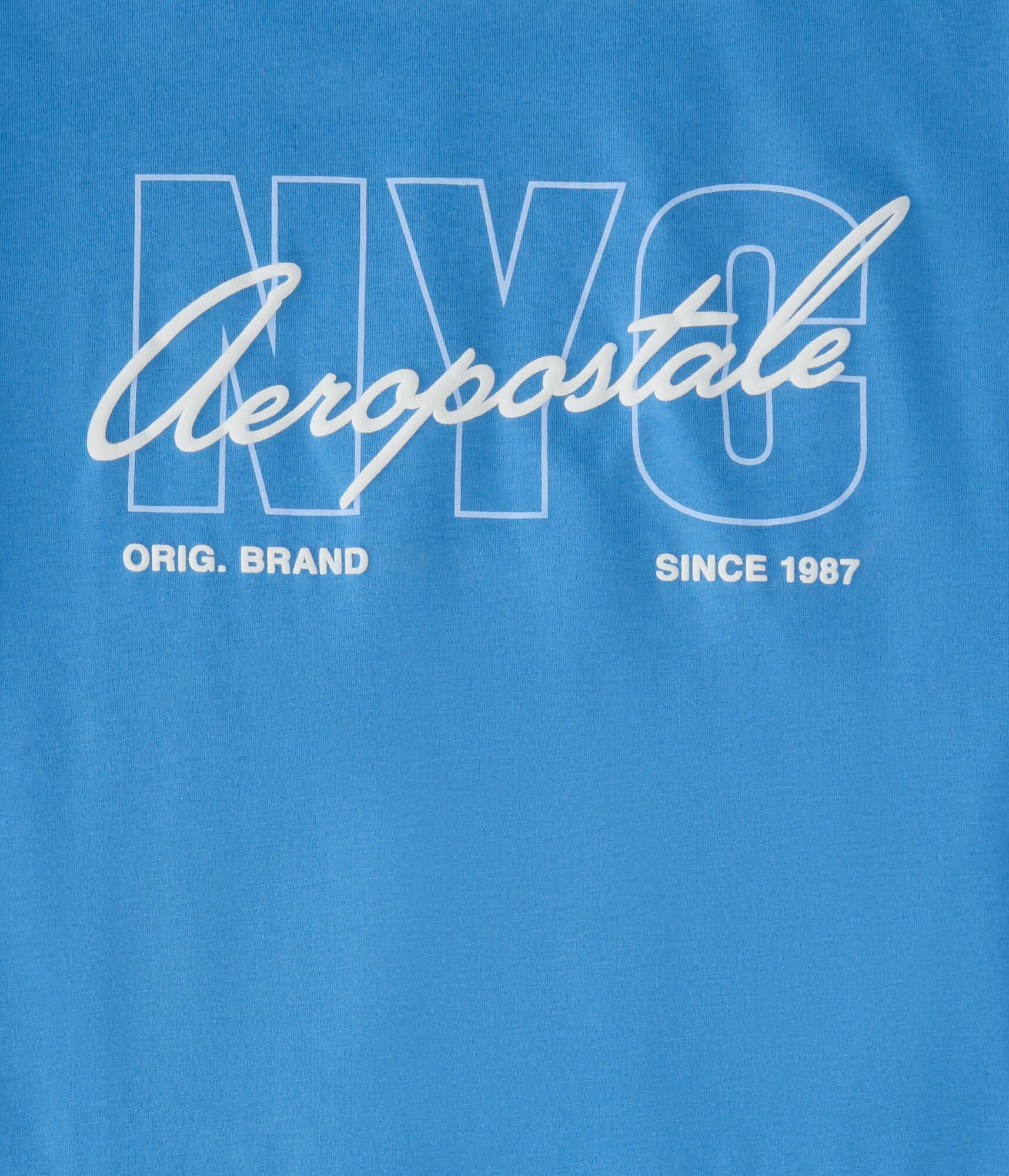 Aeropostale NYC Graphic Tee lux blue
