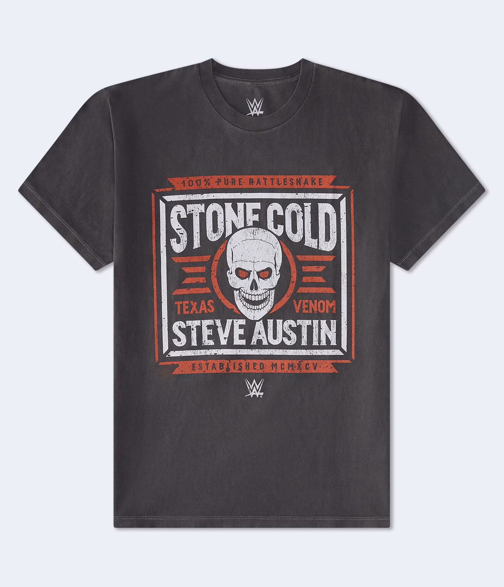 WWE Stone Cold Steve Austin Relaxed Graphic Tee black