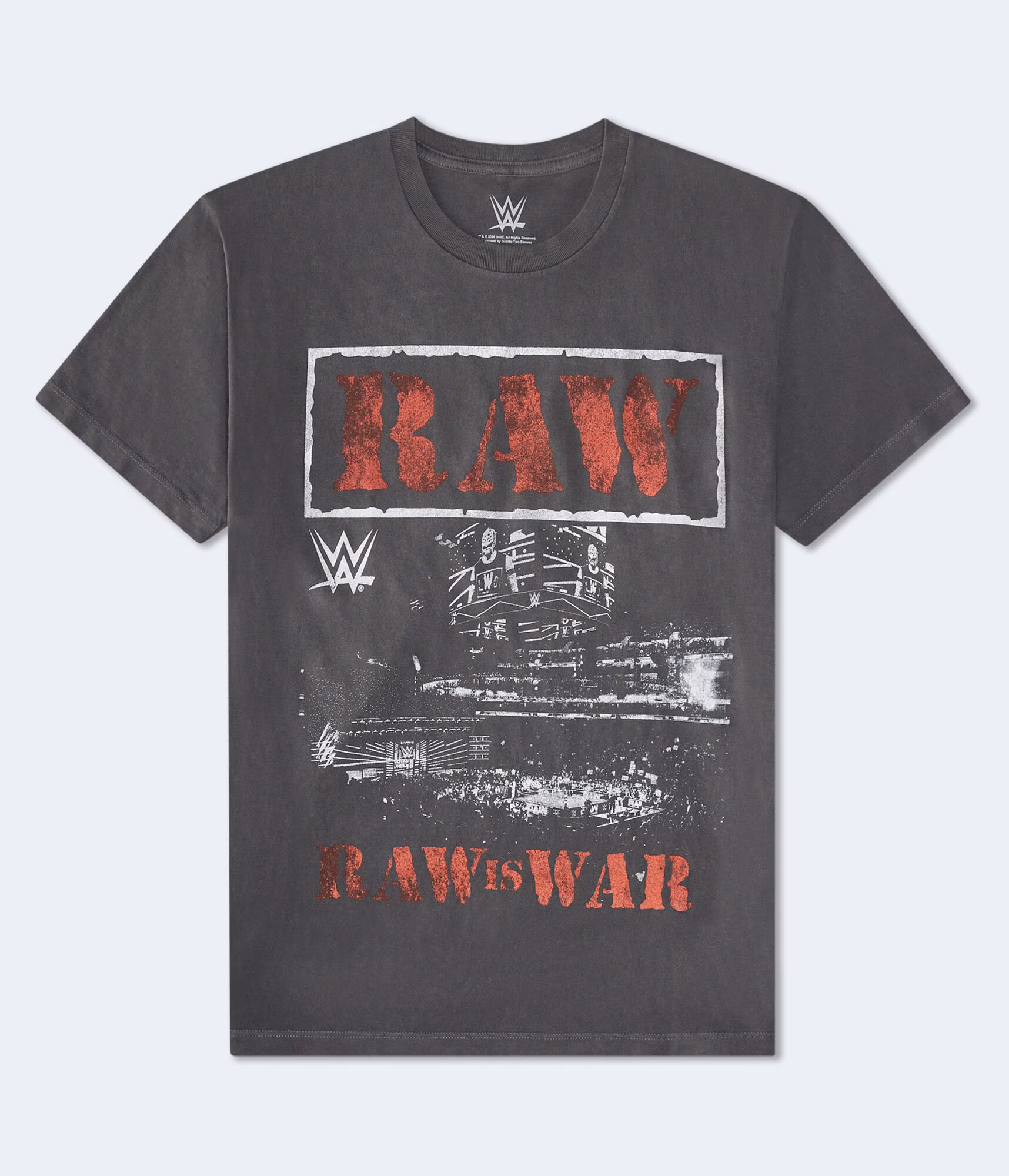 WWE Raw Is War Relaxed Graphic Tee black
