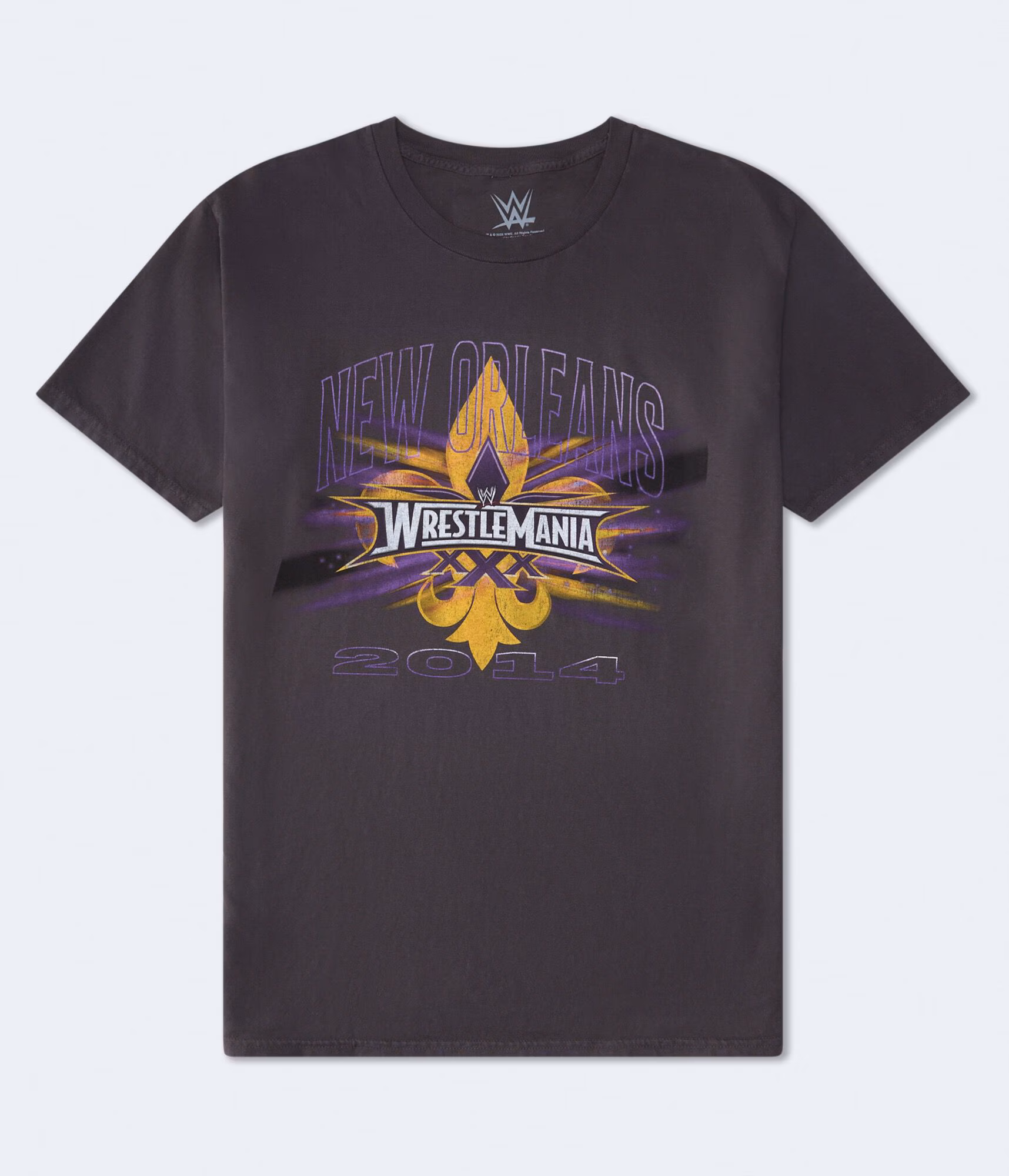 WWE WrestleMania XXX New Orleans Relaxed Graphic Tee black