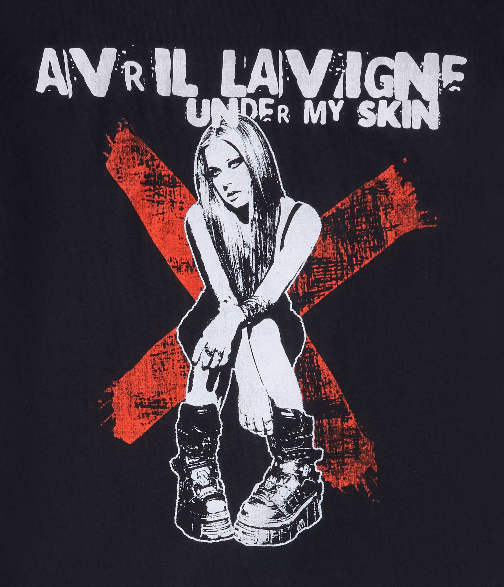Avril Lavigne Under My Skin Relaxed Graphic Tee black