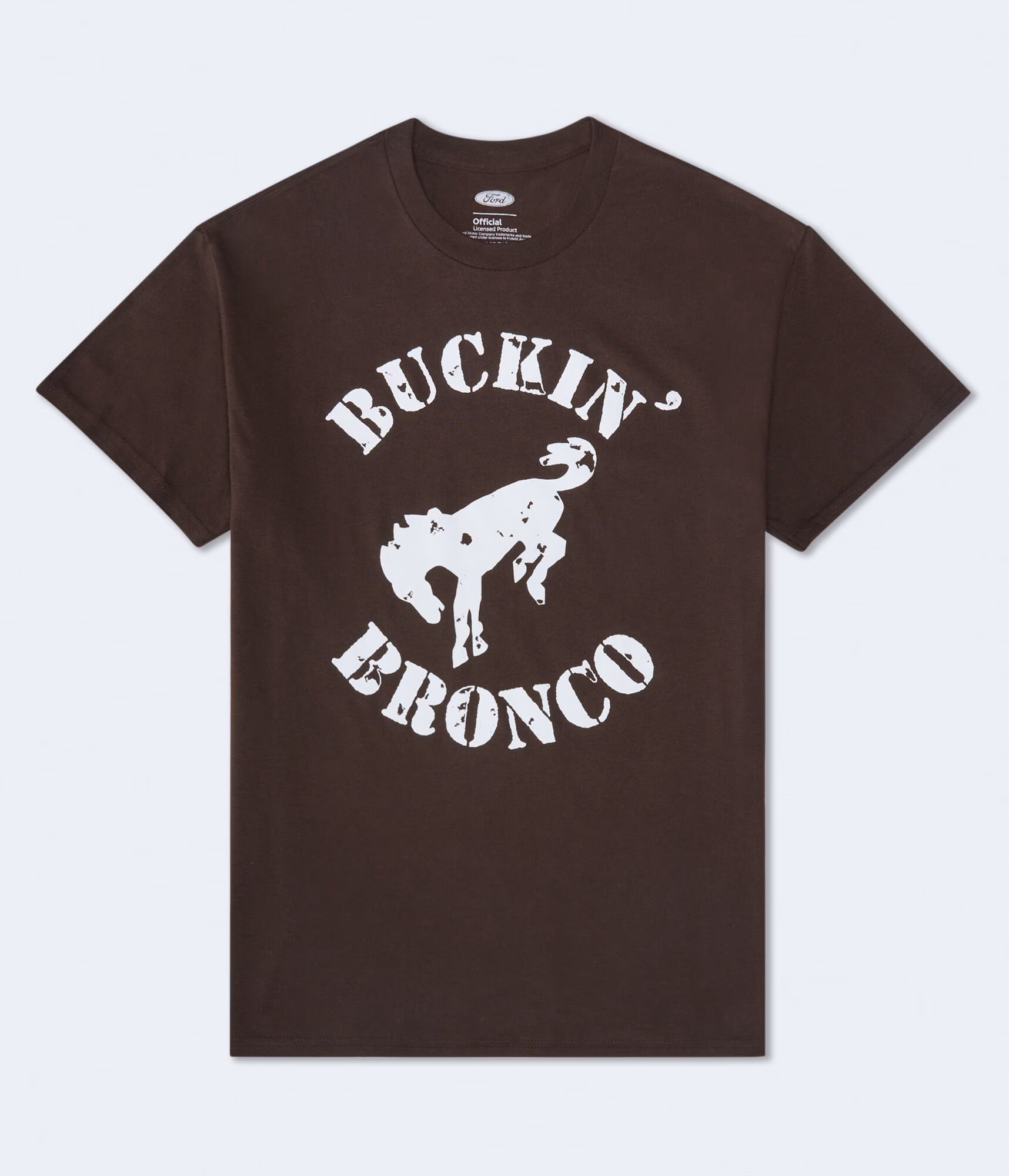 Ford Buckin' Bronco Relaxed Graphic Tee brown