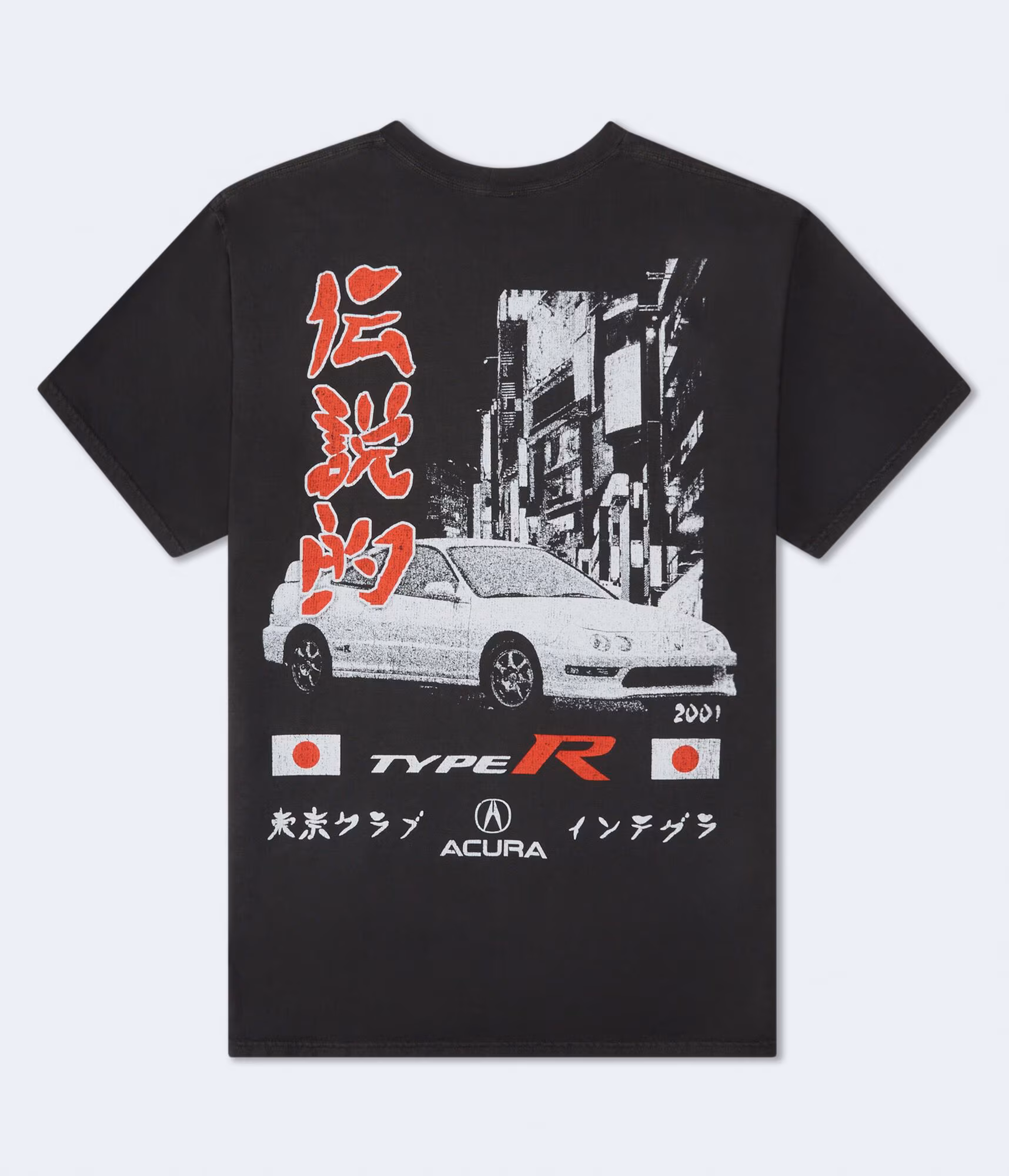 Acura Integra Type R Relaxed Graphic Tee black