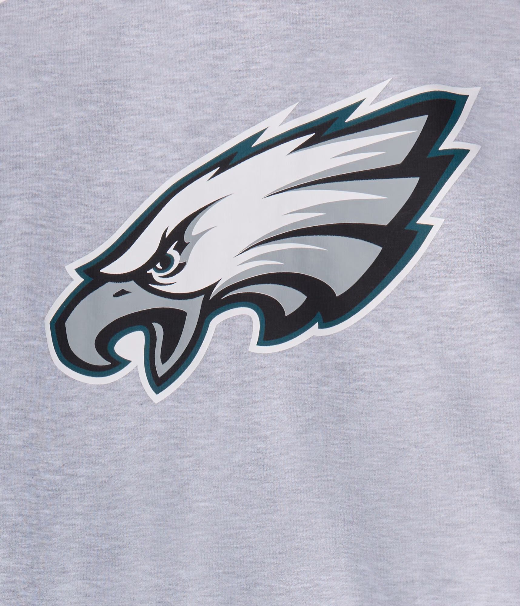 Philadelphia Eagles Quarter-Zip Sweatshirt light heather grey