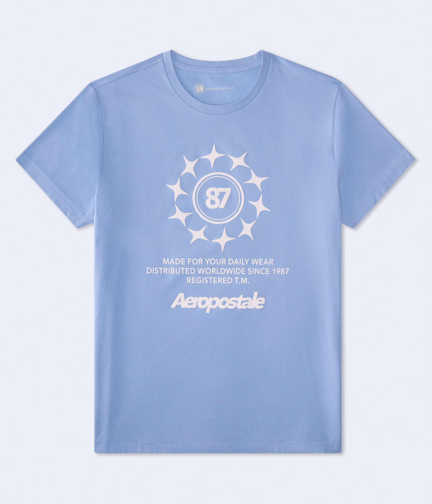 Aero 87 Star Graphic Tee skysail blue
