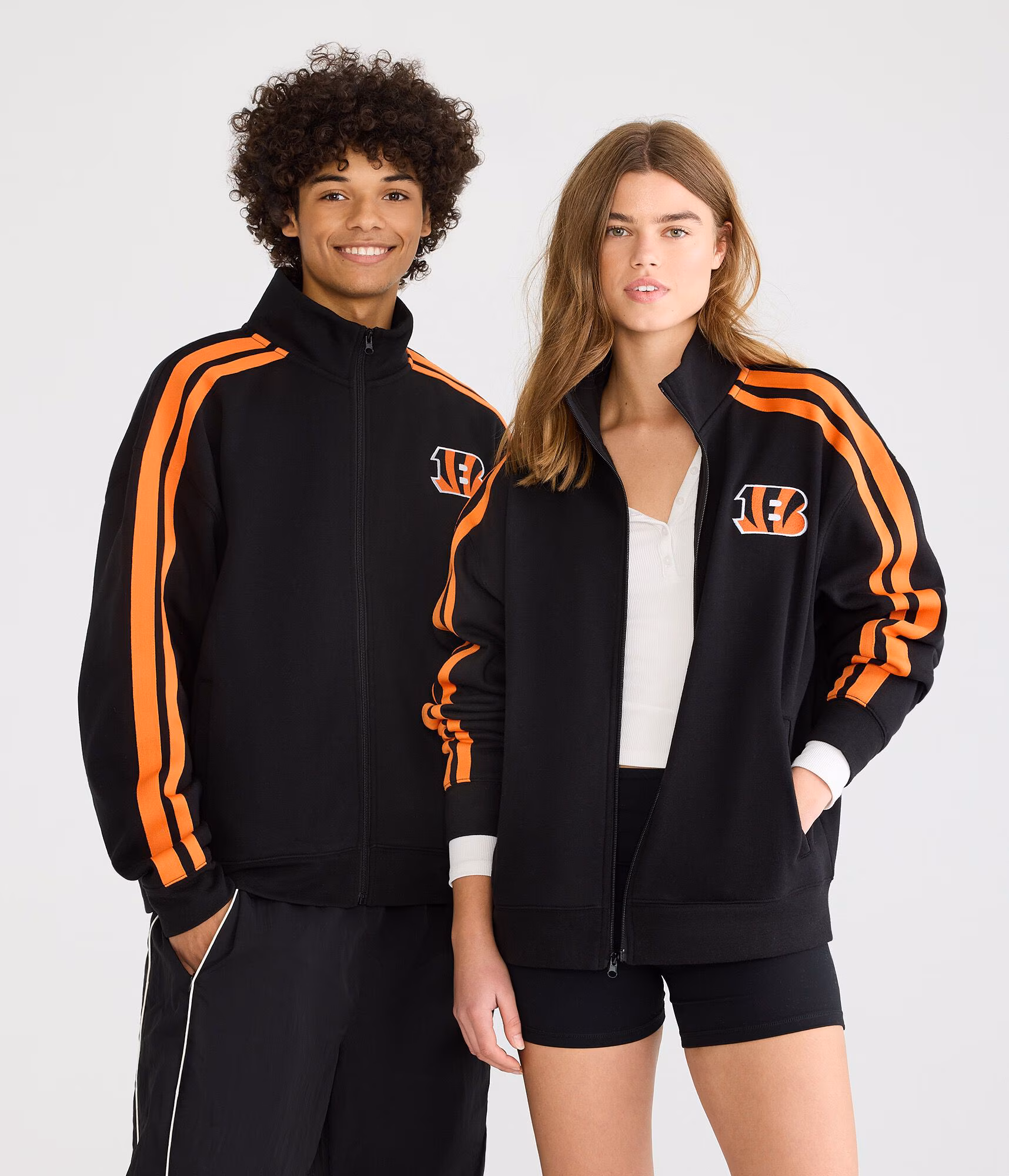 Cincinnati Bengals Fleece Track Jacket black