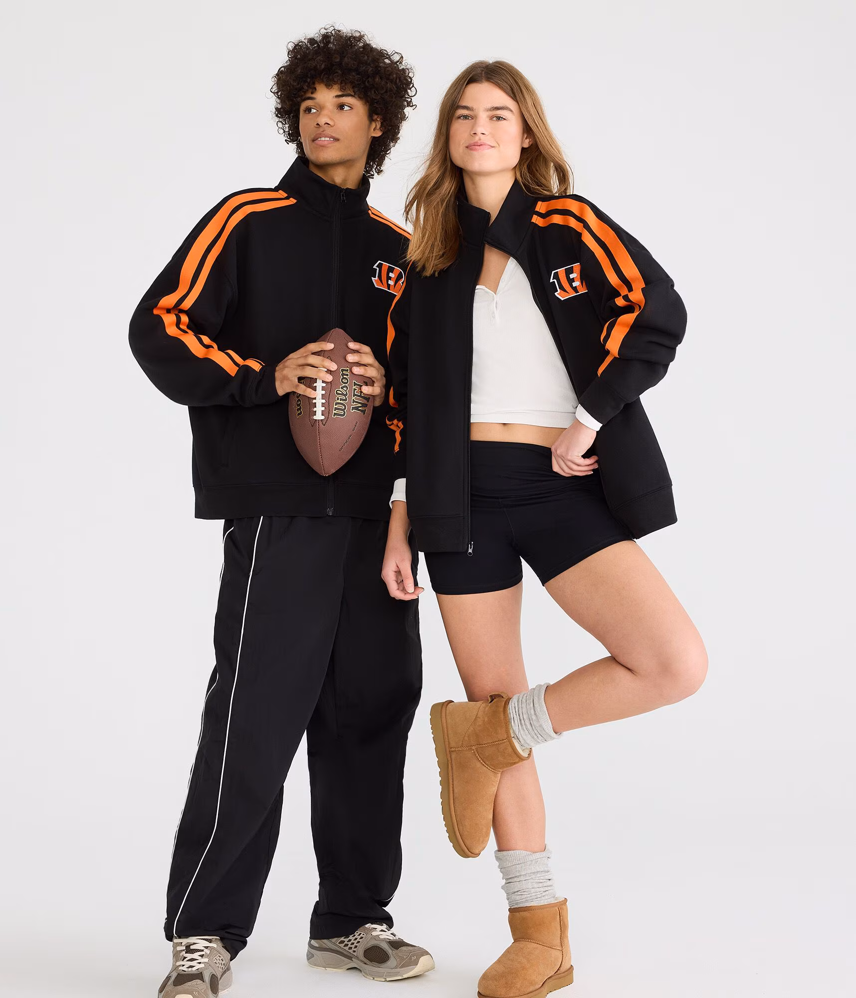 Cincinnati Bengals Fleece Track Jacket black