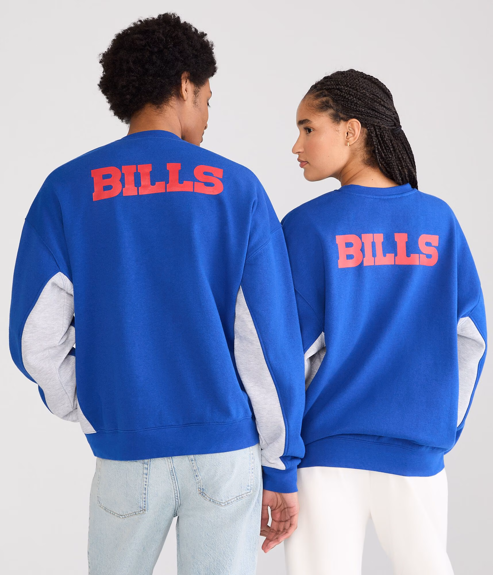 Buffalo Bills Logo Crew Sweatshirt blue