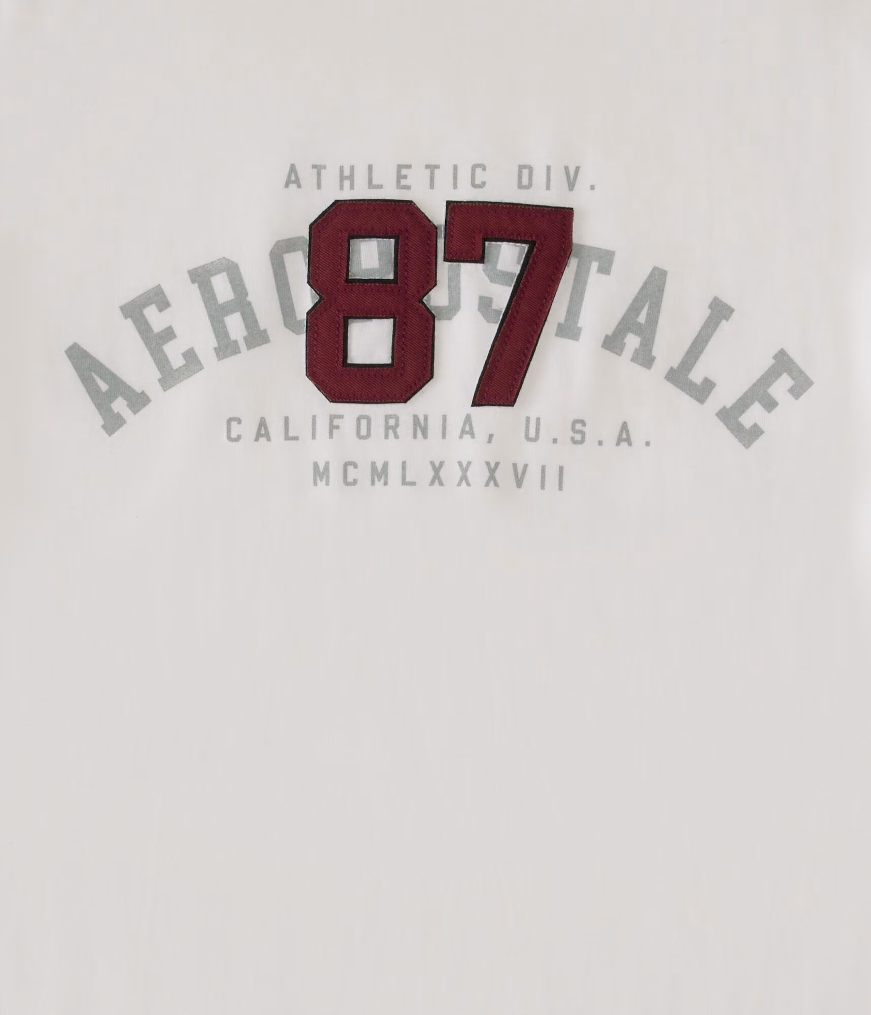 Aero Arch 87 Appliqué Graphic Tee cream