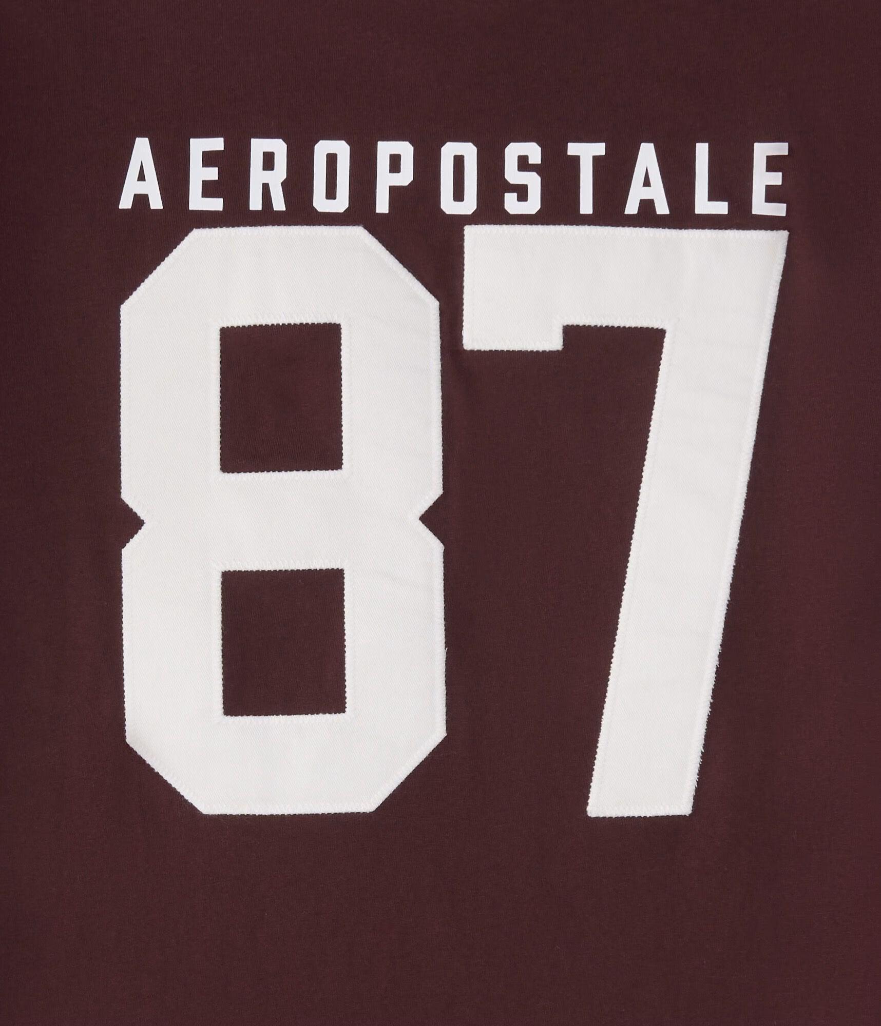Aeropostale Large 87 Appliqué Graphic Tee bloomsberry