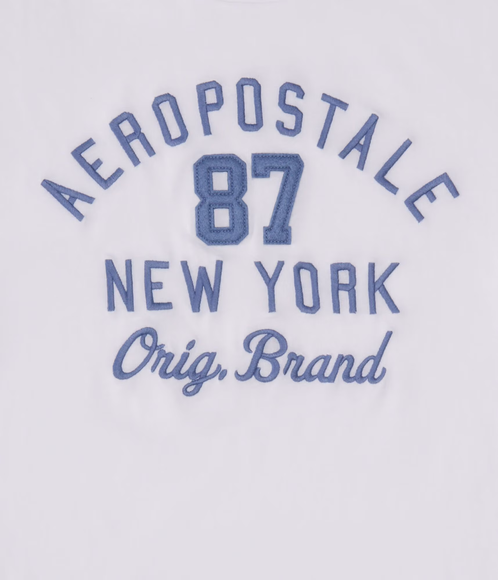 Aeropostale 87 Arch Appliqué Graphic Tee bleach