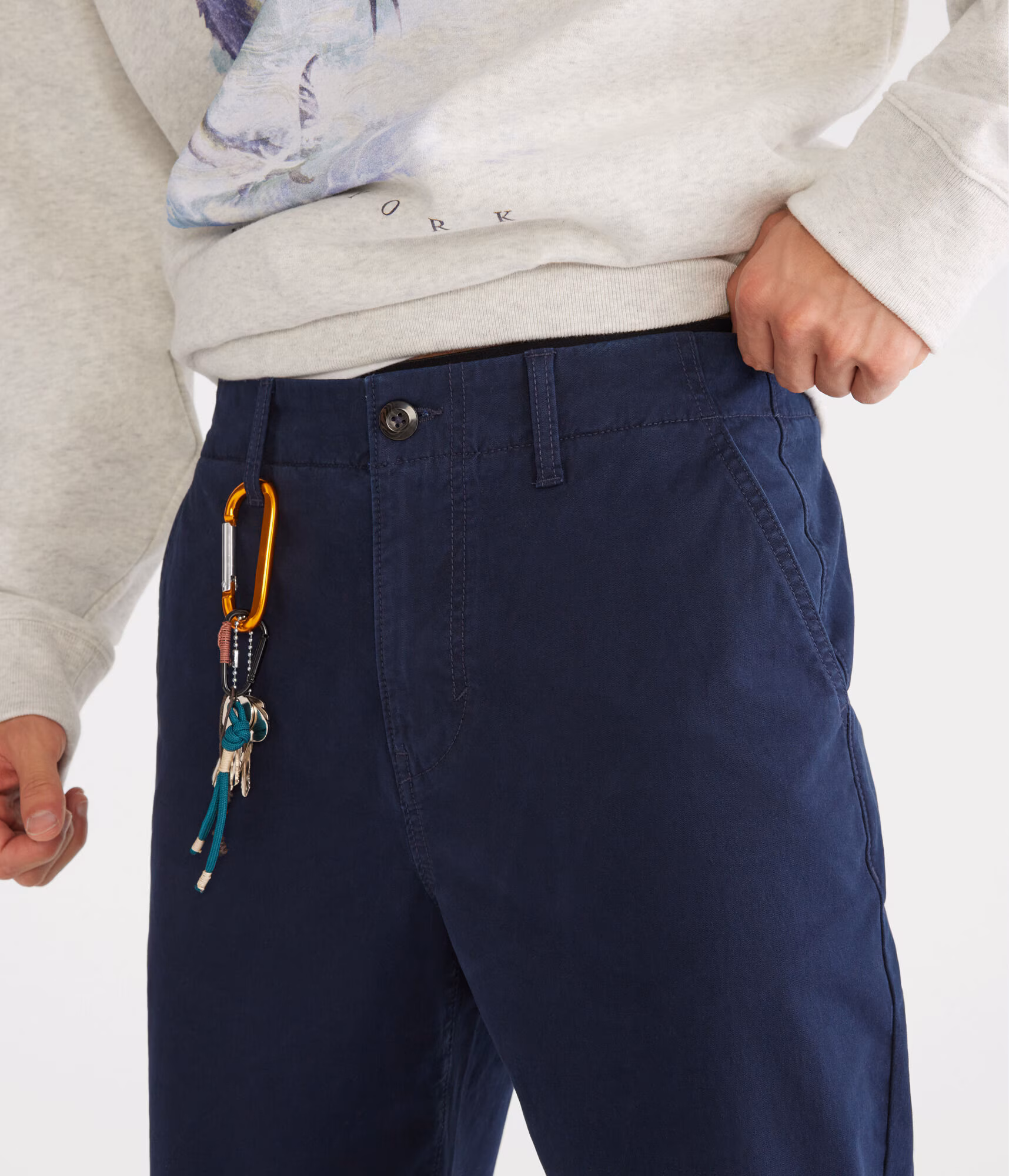 Baggy Chinos deep navy