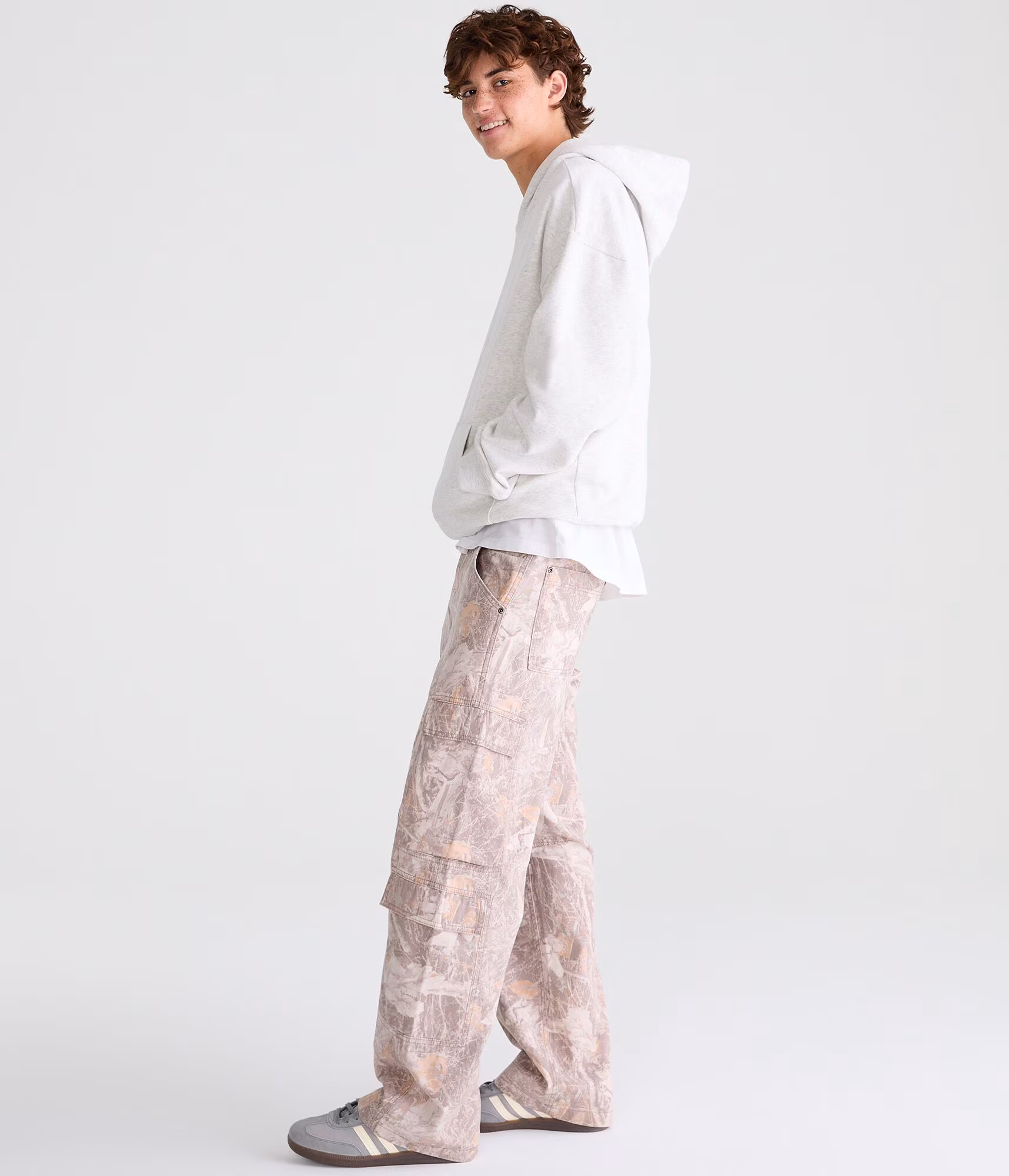 Forest Camo Baggy Cargo Pants garland