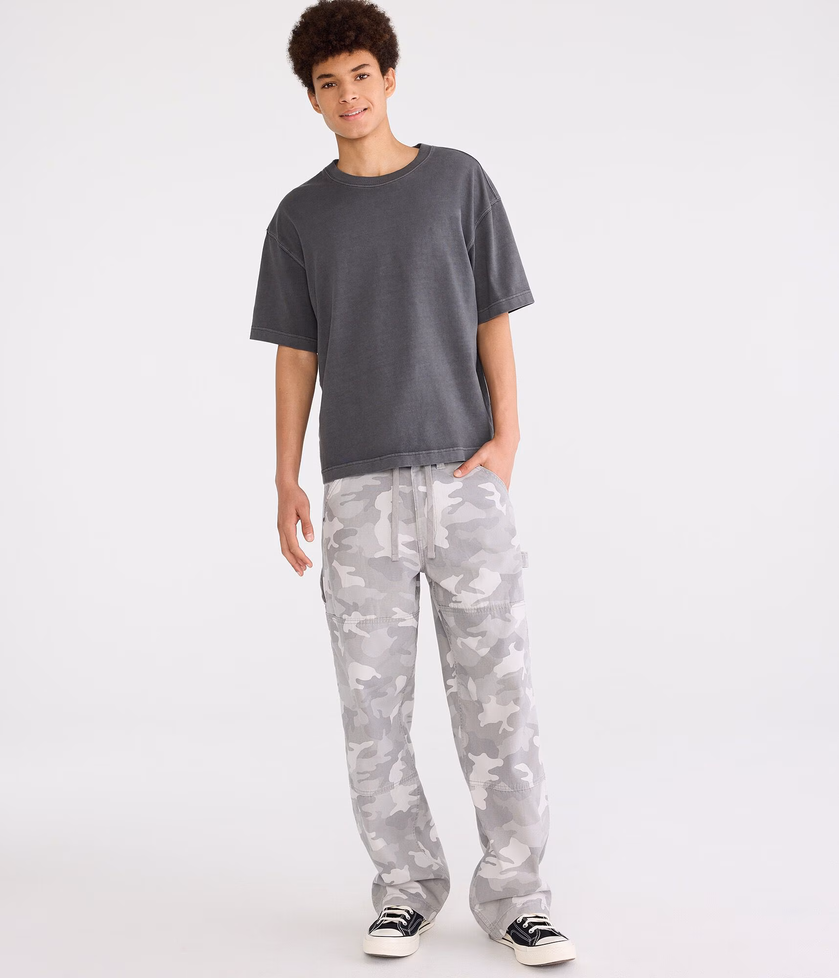 Camo Baggy Carpenter Pants garland