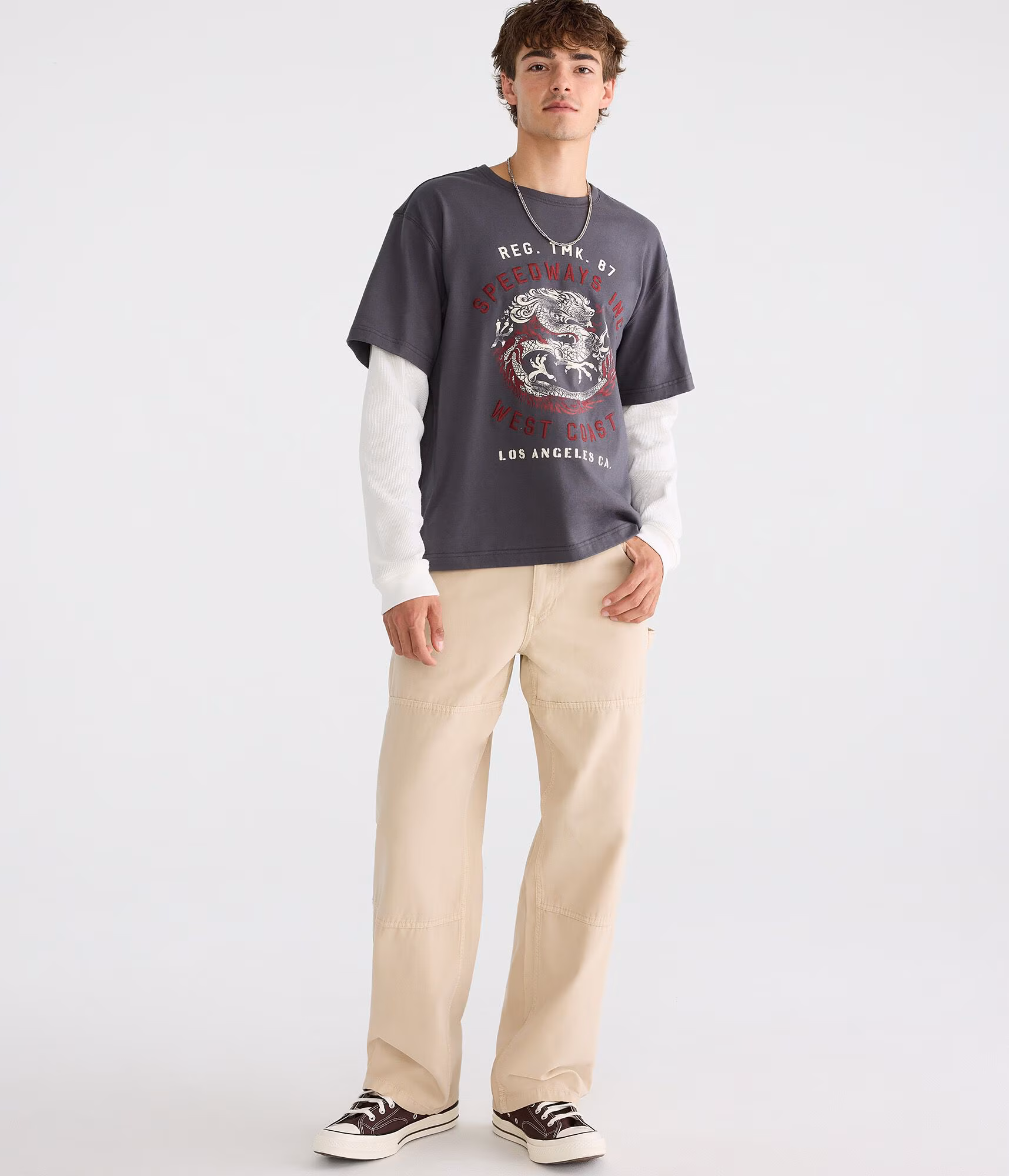 Baggy Carpenter Pants truffle taupe