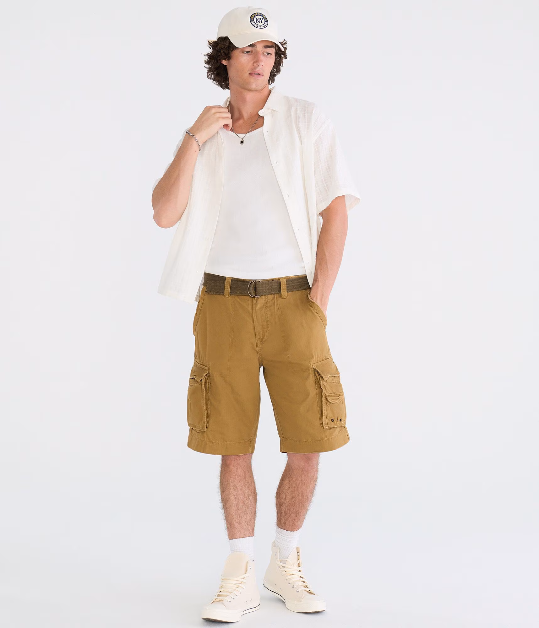 Belted Cargo Shorts 11.5" sandalwood