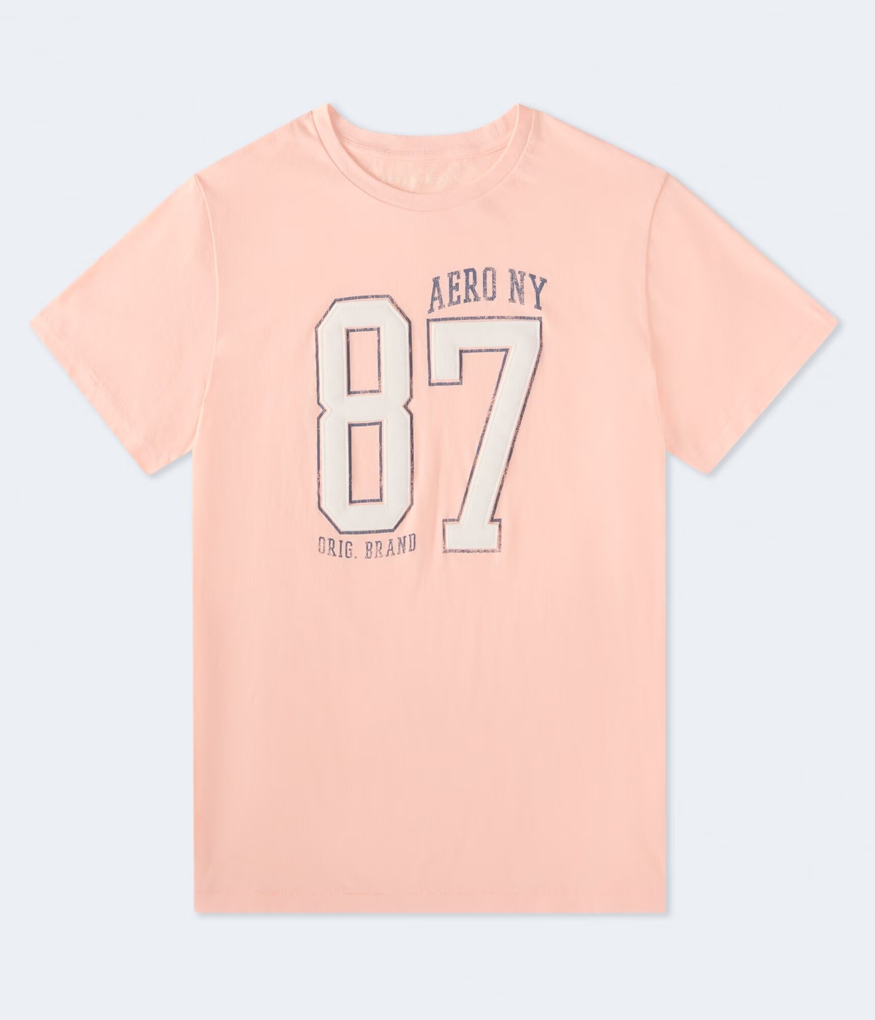 Aero NY 87 Appliqué Graphic Tee impatiens pink