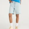 Baggy Denim Shorts 9" light wash