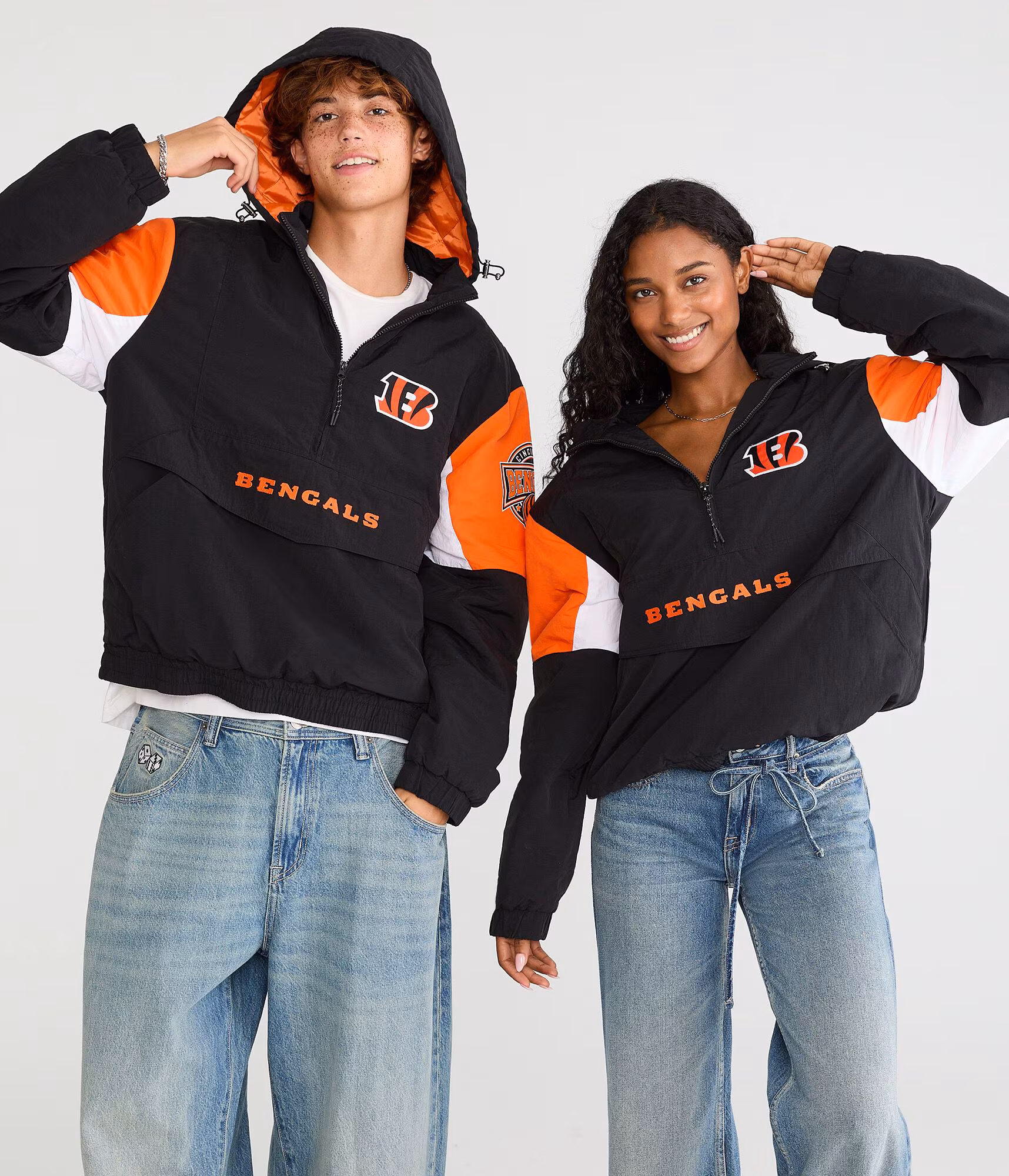 Cincinnati Bengals Hooded Sideline Jacket black
