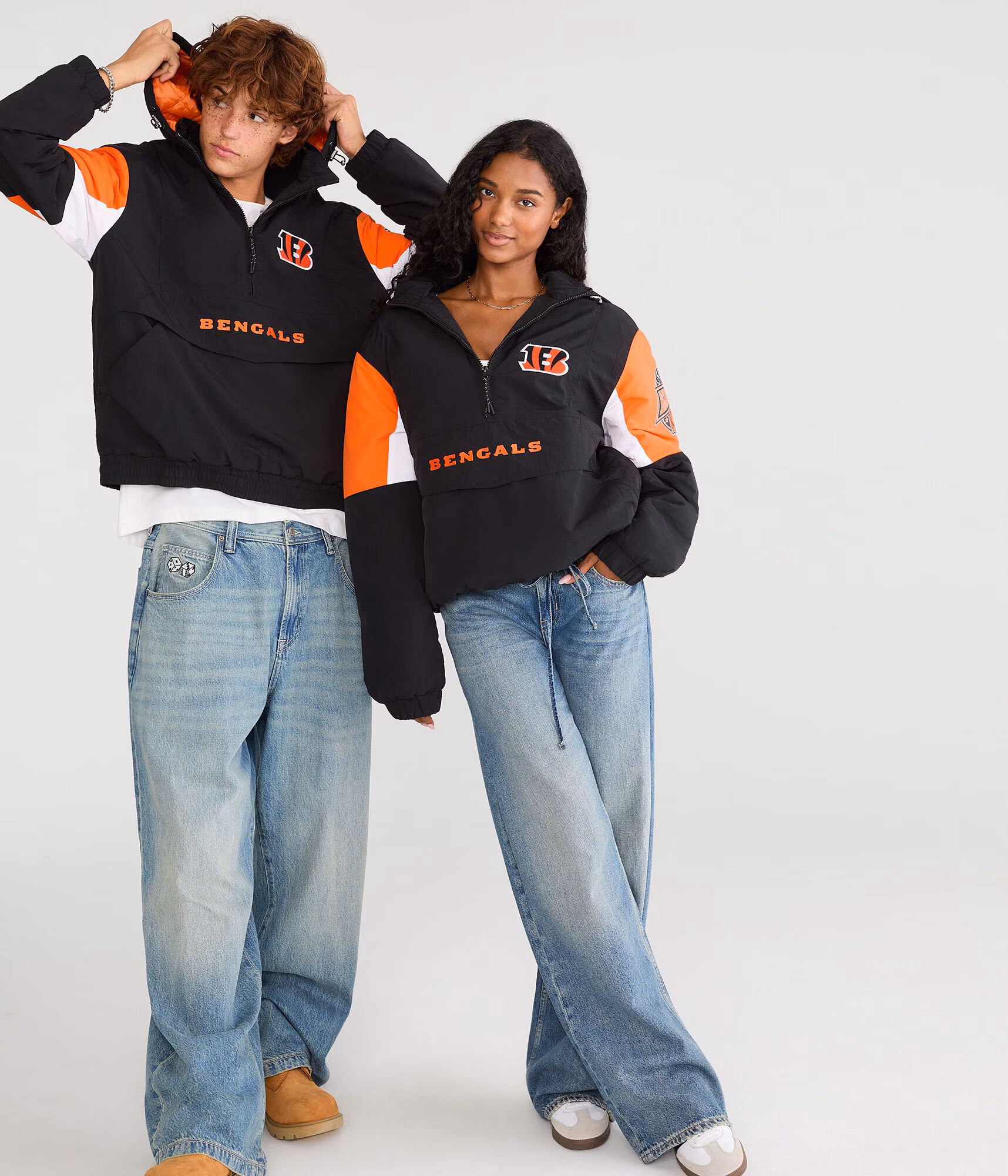 Cincinnati Bengals Hooded Sideline Jacket black