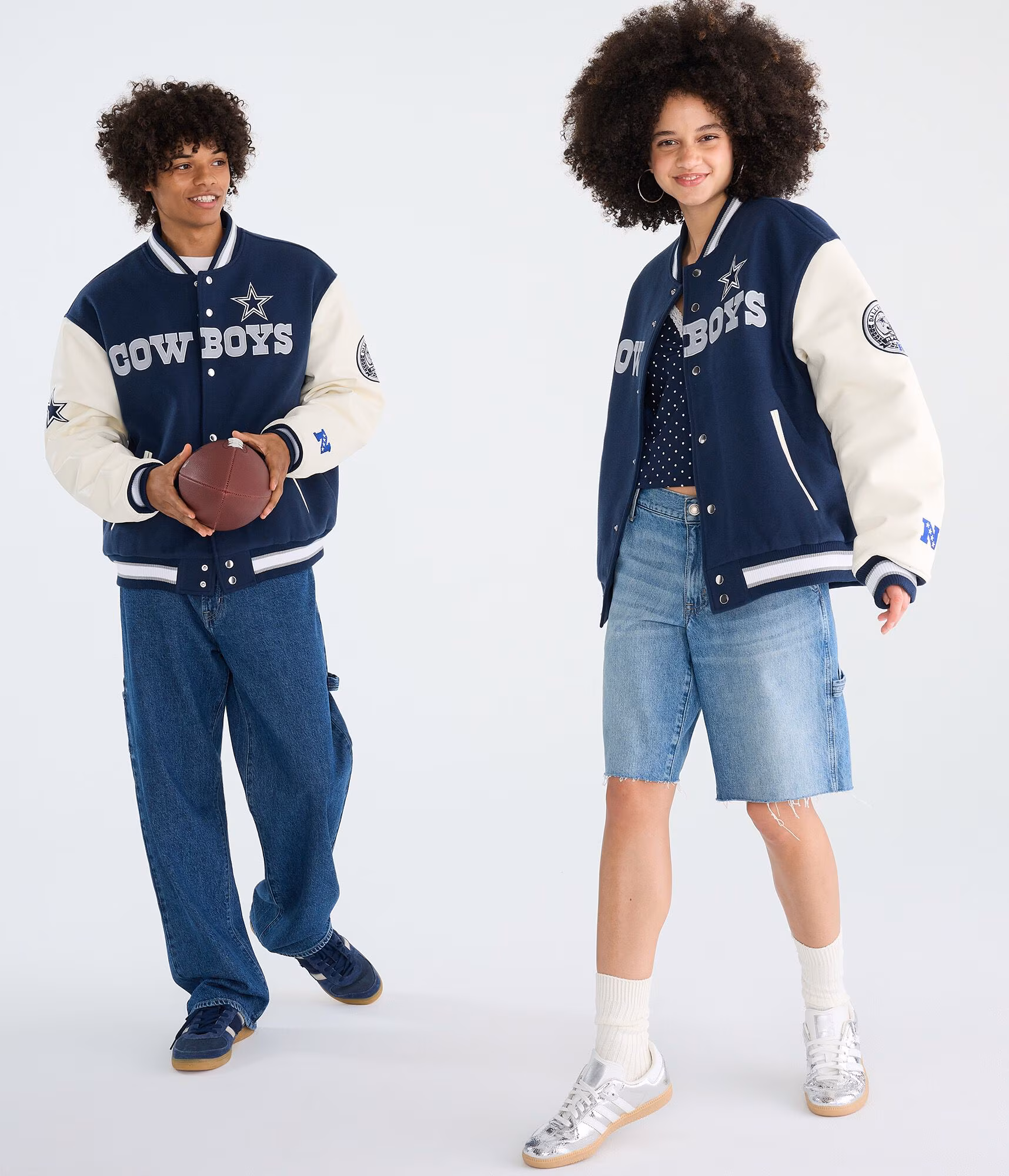 Dallas Cowboys Bomber Jacket navy