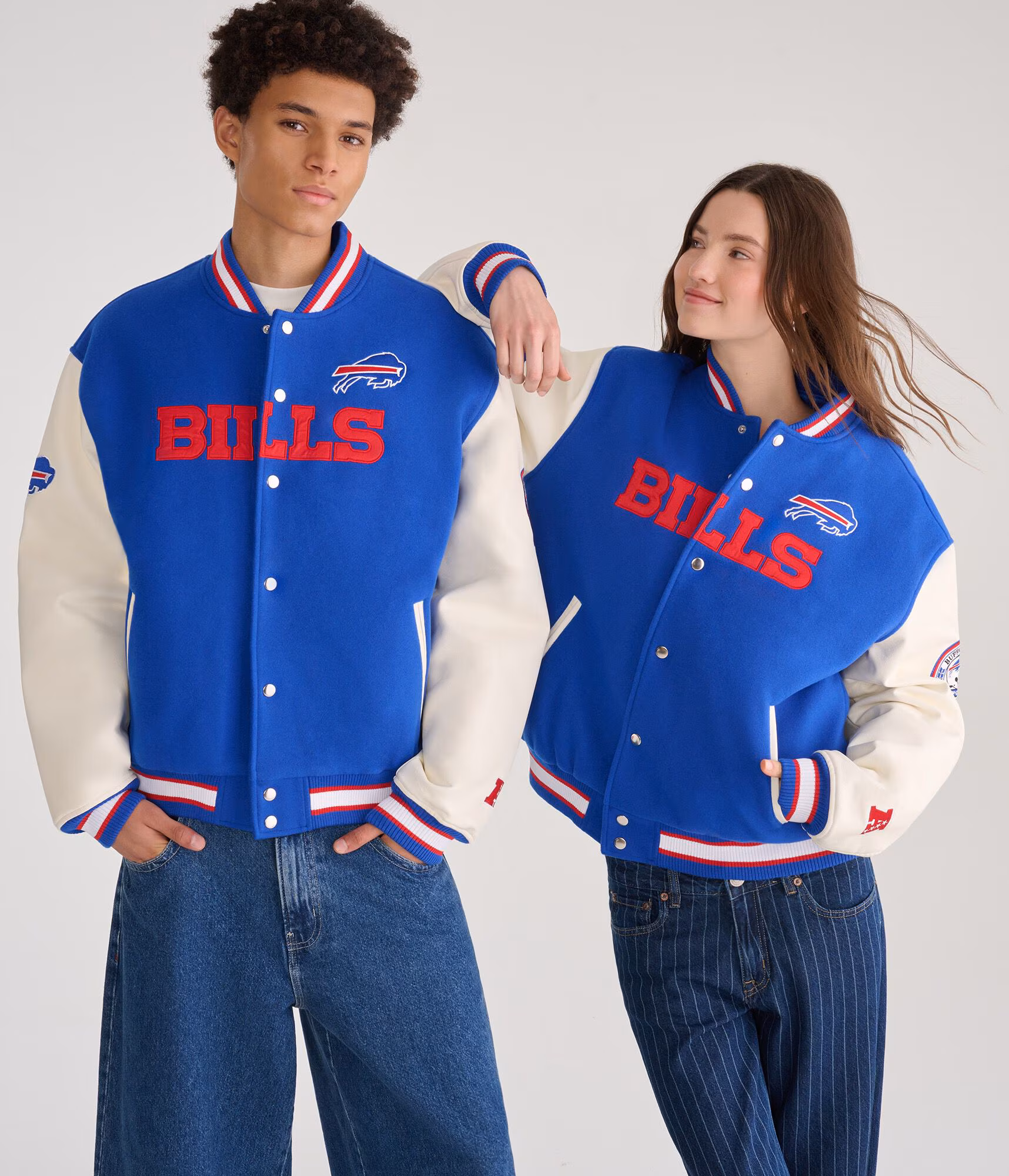 Buffalo Bills Bomber Jacket blue