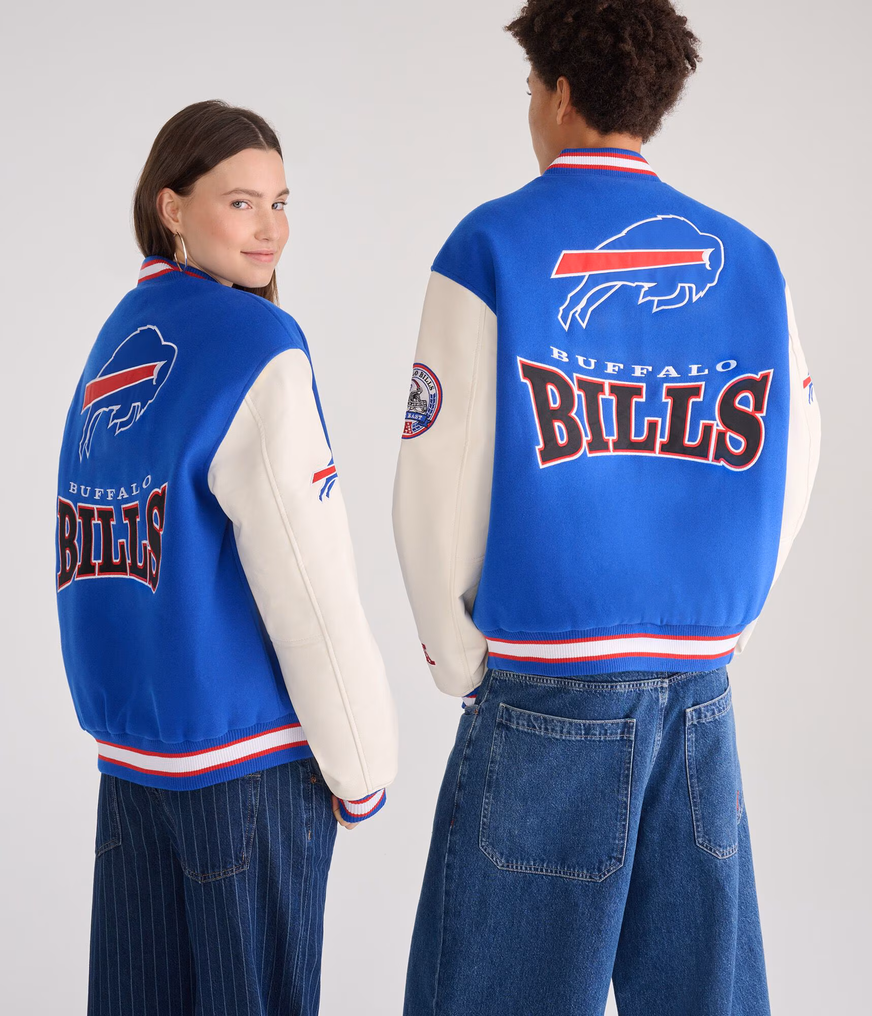 Buffalo Bills Bomber Jacket blue